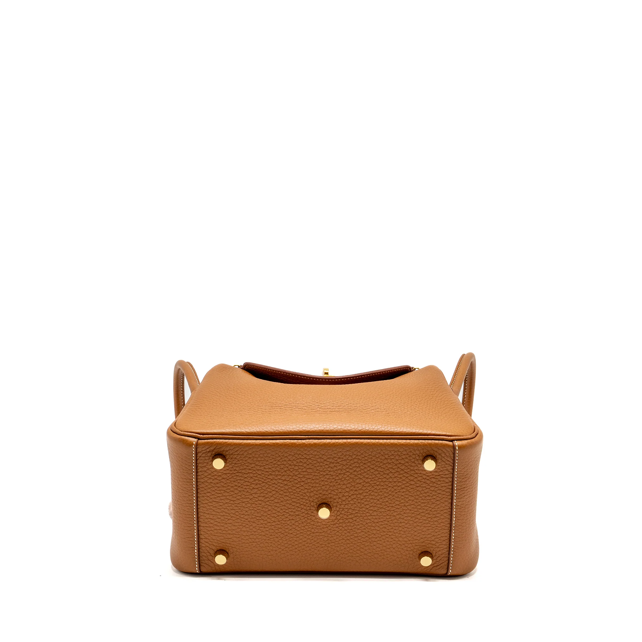 Hermes Lindy 26 Clemence Gold GHW Stamp U - Image 6