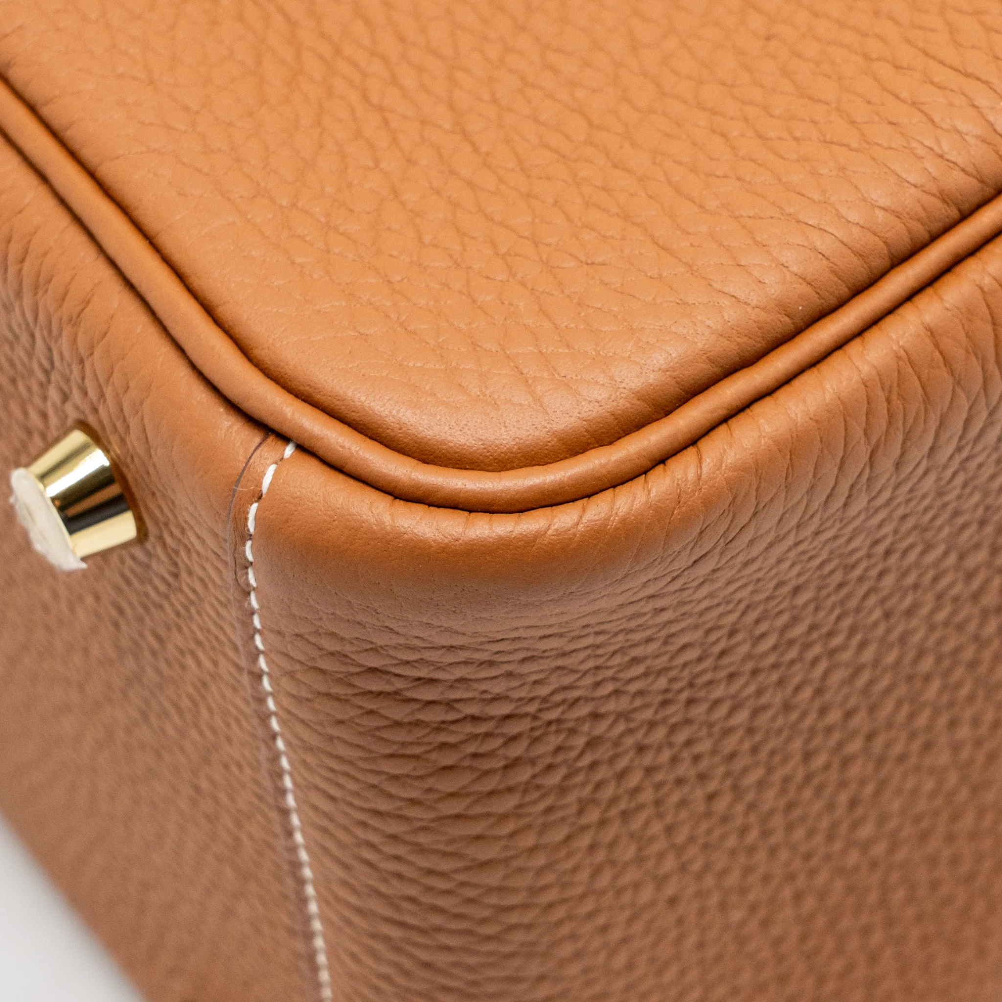 Hermes Lindy 26 Clemence Gold GHW Stamp Z - Image 11