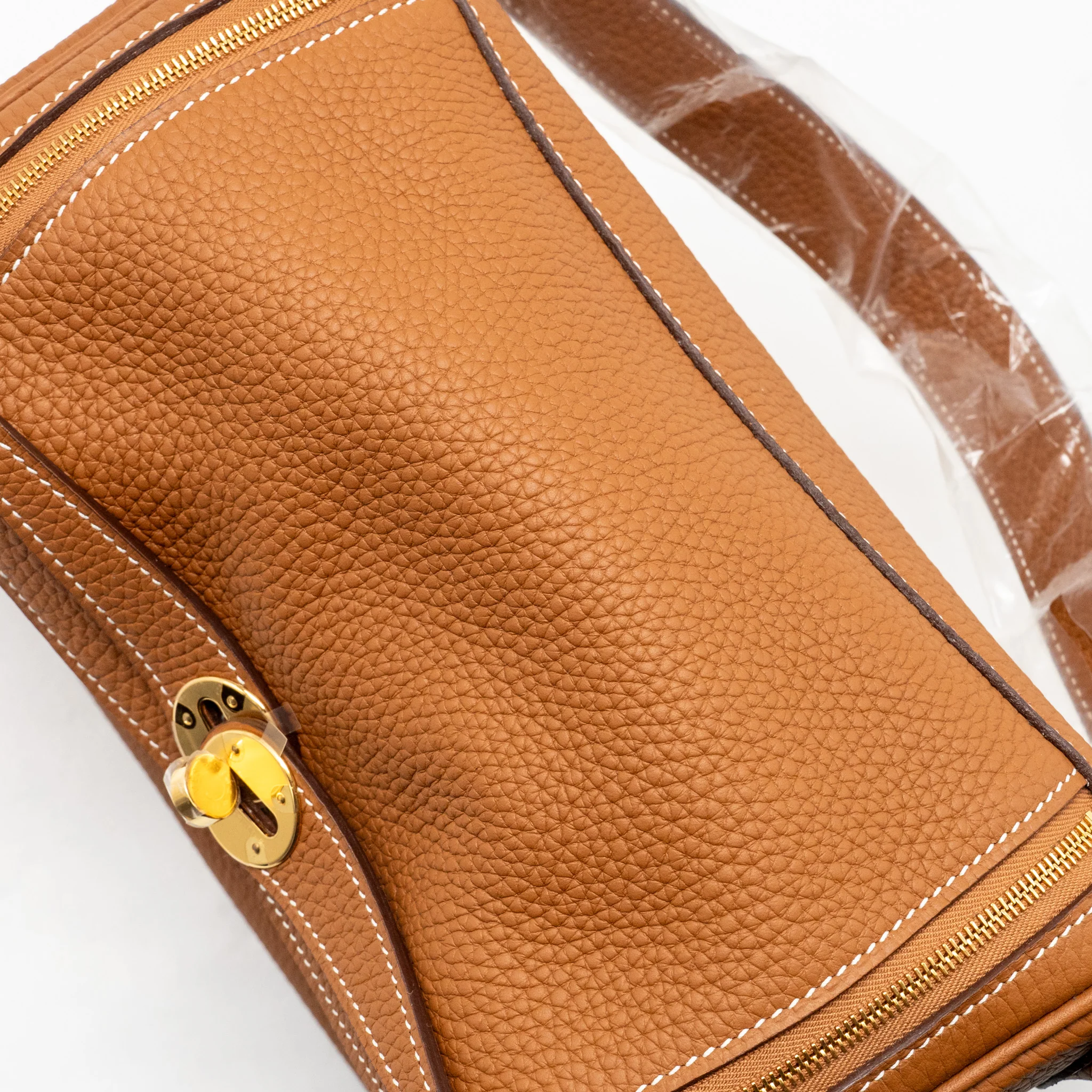 Hermes Lindy 26 Clemence Gold GHW Stamp Z - Image 14
