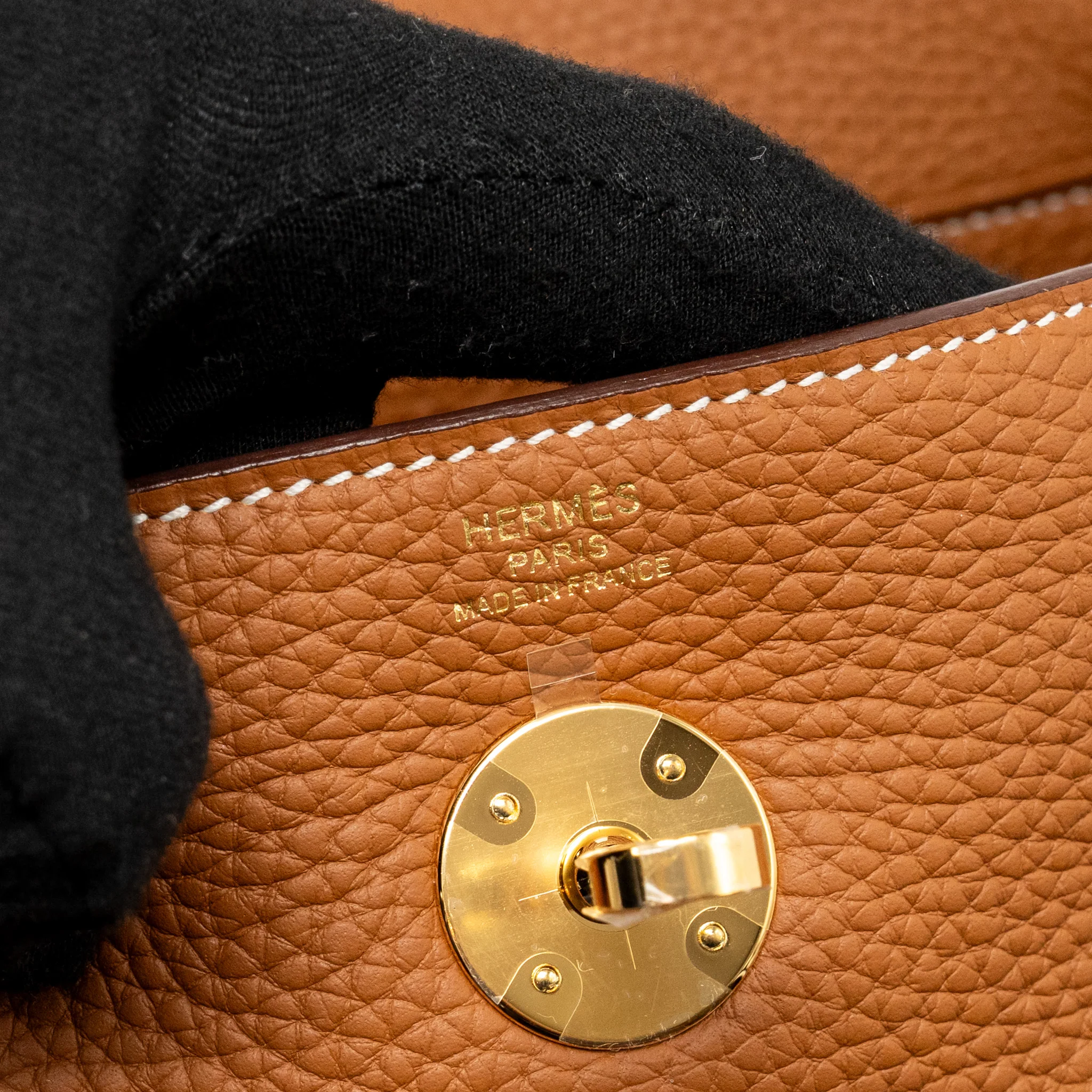 Hermes Lindy 26 Clemence Gold GHW Stamp Z - Image 16