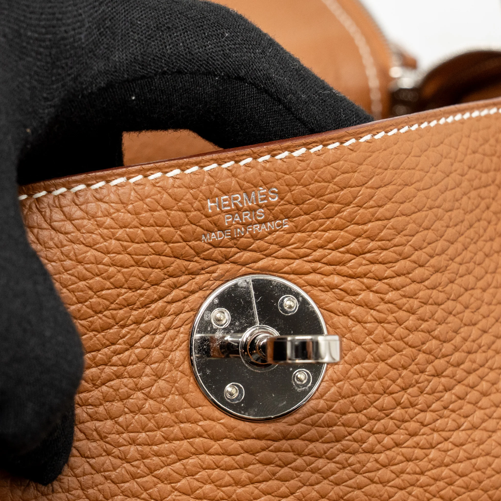 Hermes lindy 26 clemence gold SHW stamp B - Image 15