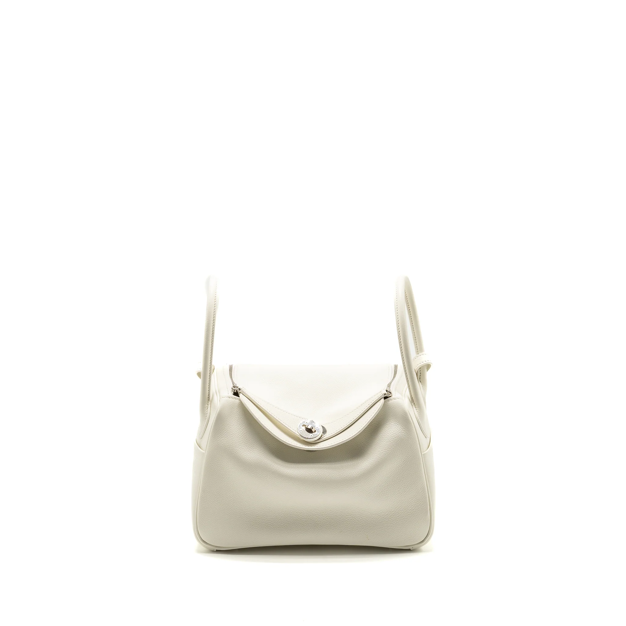 Hermes Lindy26 Evercolor Blanc SHW Stamp Z