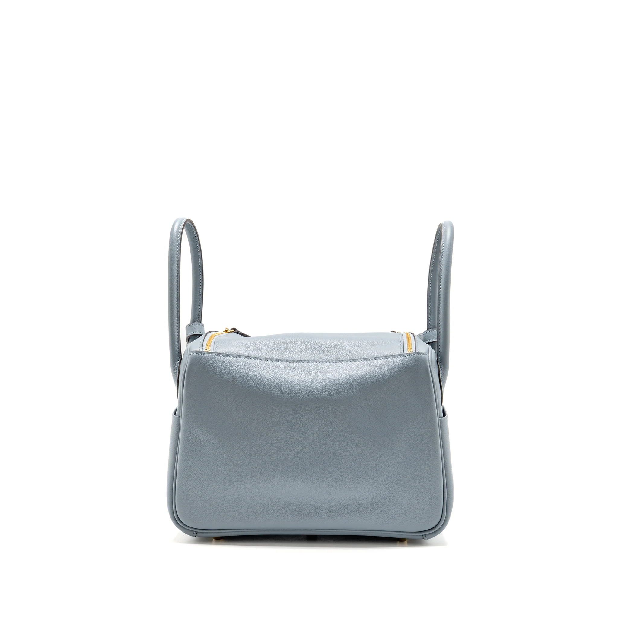 Hermes Lindy 26 Evercolor Bleu Lin GHW Stamp U - Image 2