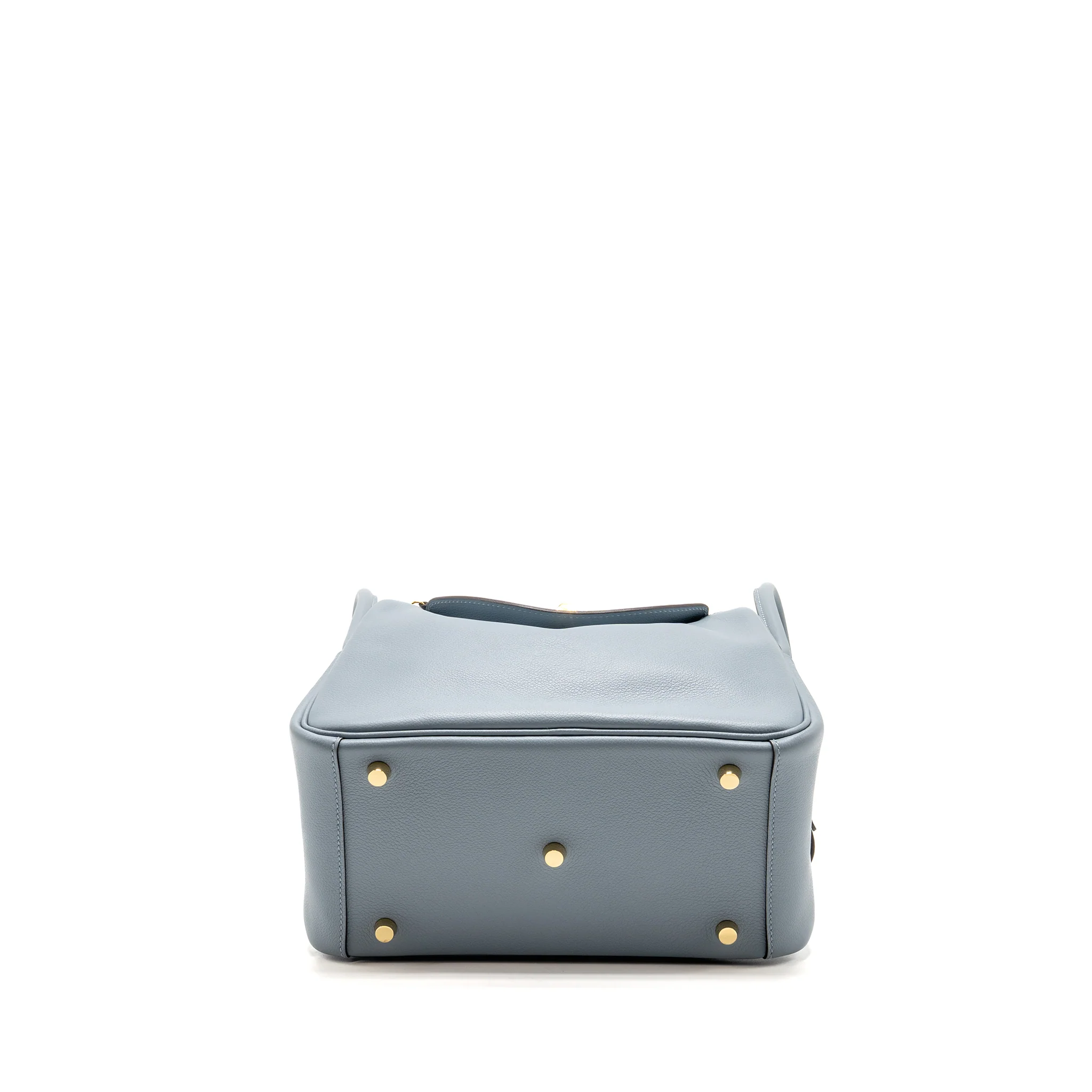 Hermes Lindy 26 Evercolor Bleu Lin GHW Stamp U - Image 6