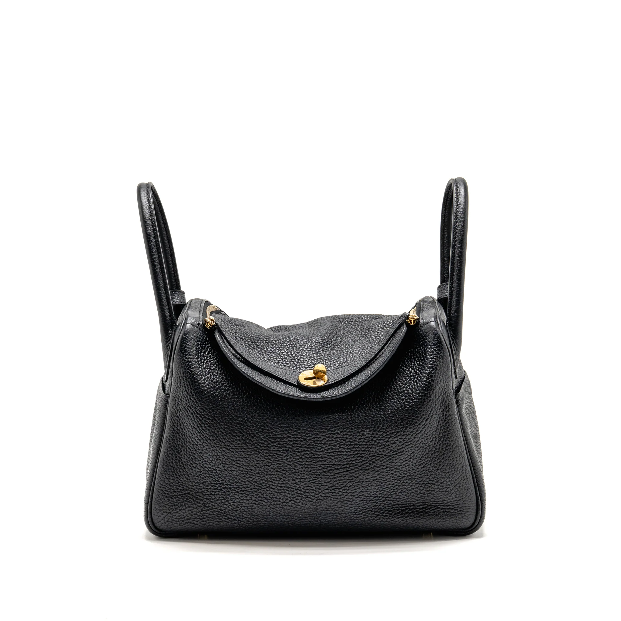 Hermes lindy 30 clemence black GHW stamp X