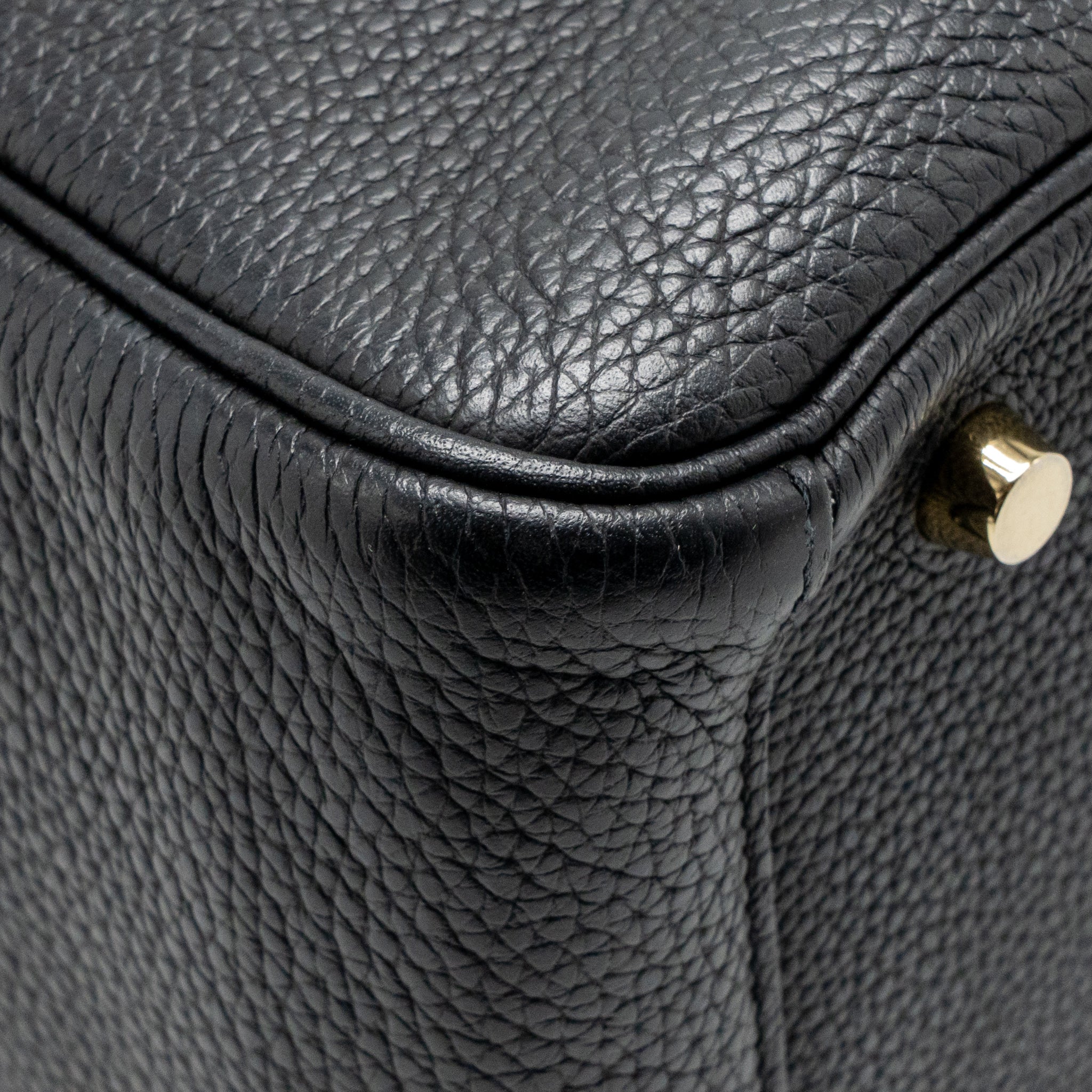 Hermes lindy 30 clemence black GHW stamp X - Image 11