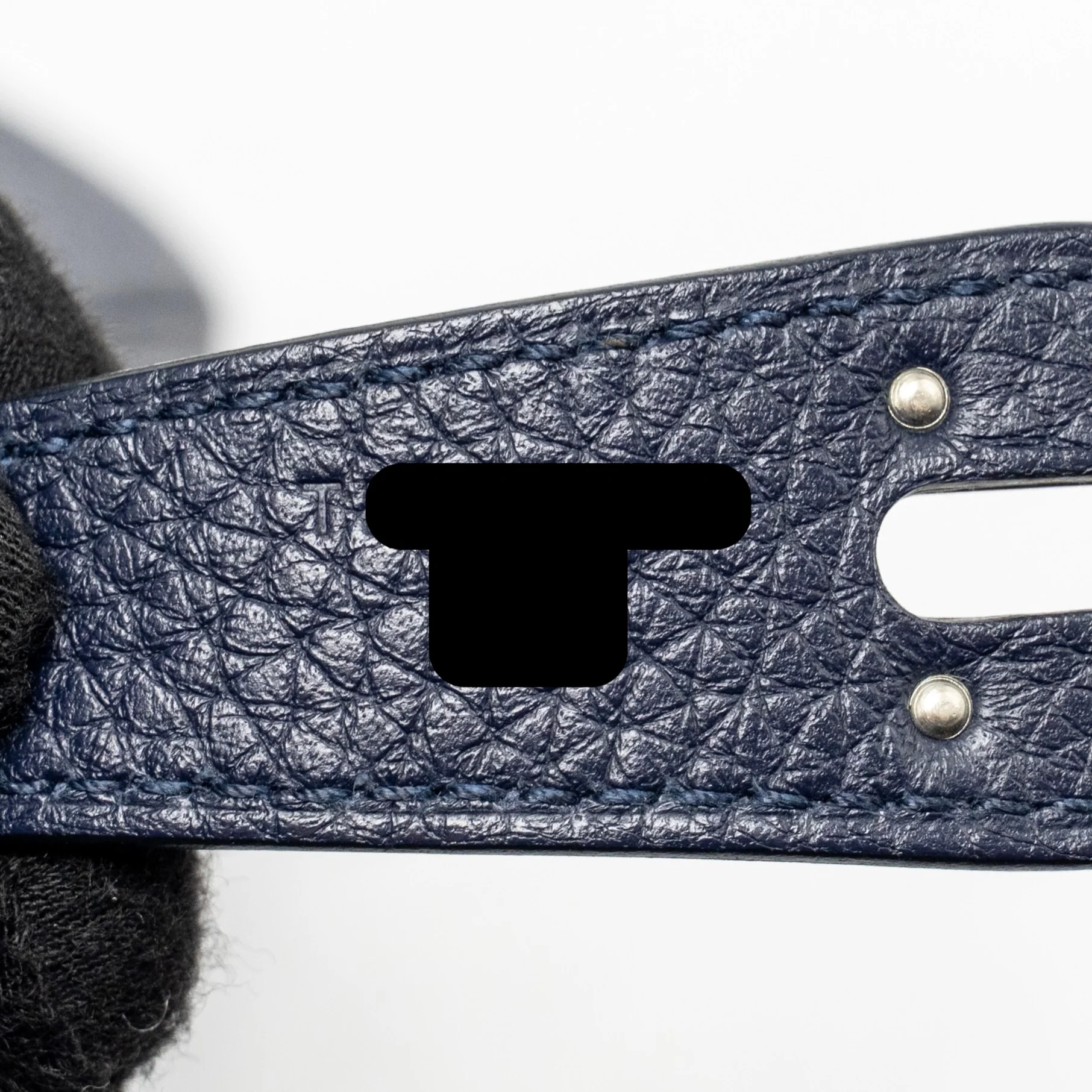 Hermes Lindy 30 Clemence blue nuit SHW stamp T - Image 17