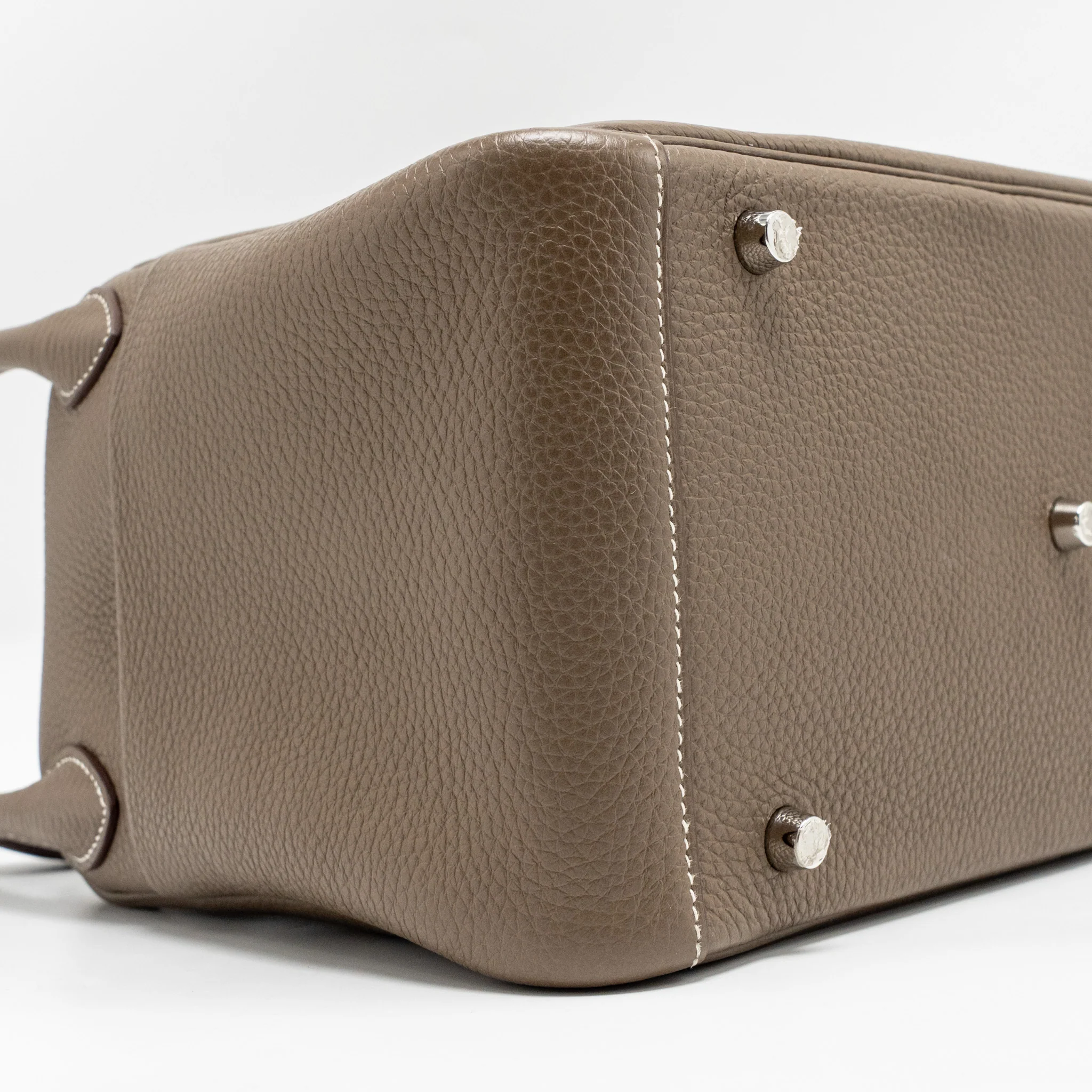 Hermes Lindy 30 Clemence Etoupe SHW Stamp U - Image 6