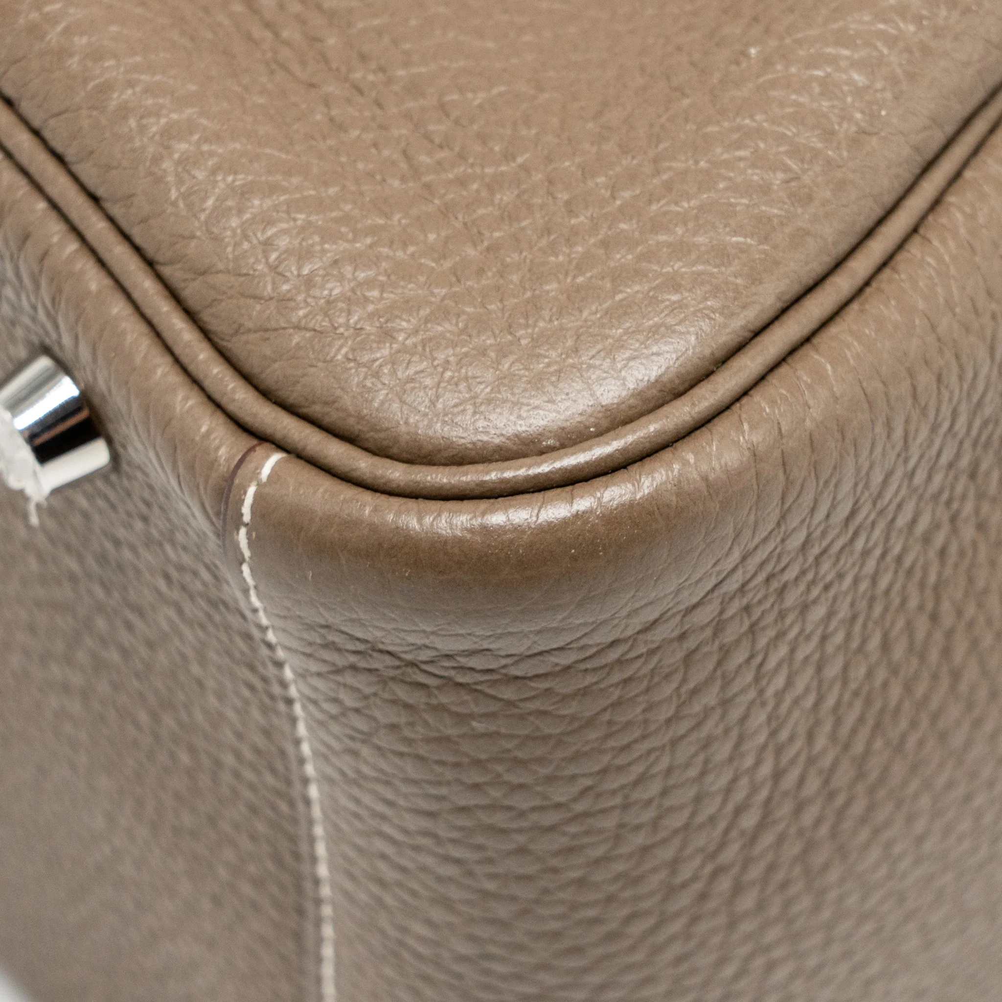 Hermes Lindy 30 Clemence Etoupe SHW Stamp U - Image 9