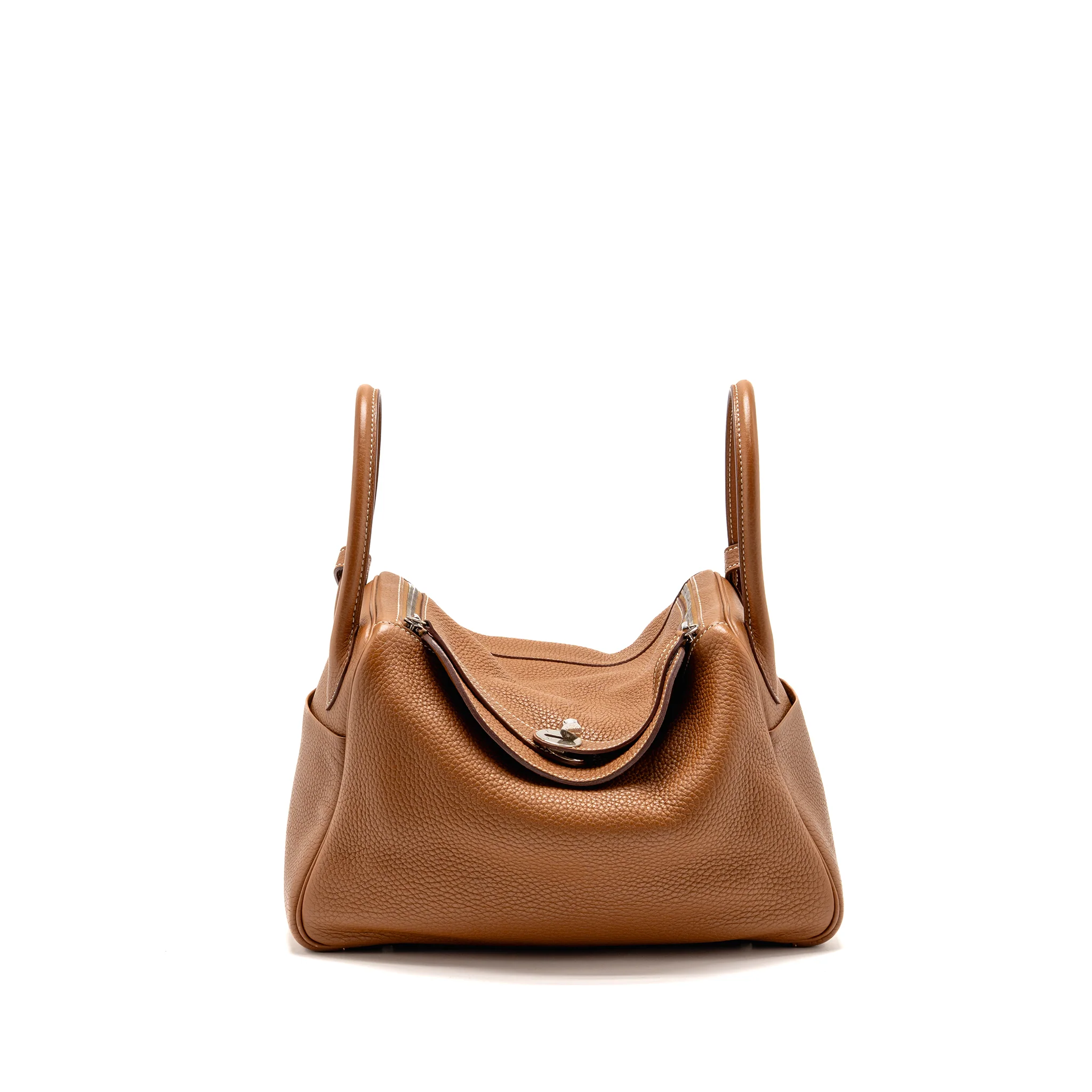 Hermes lindy 30 clemence gold SHW stamp T