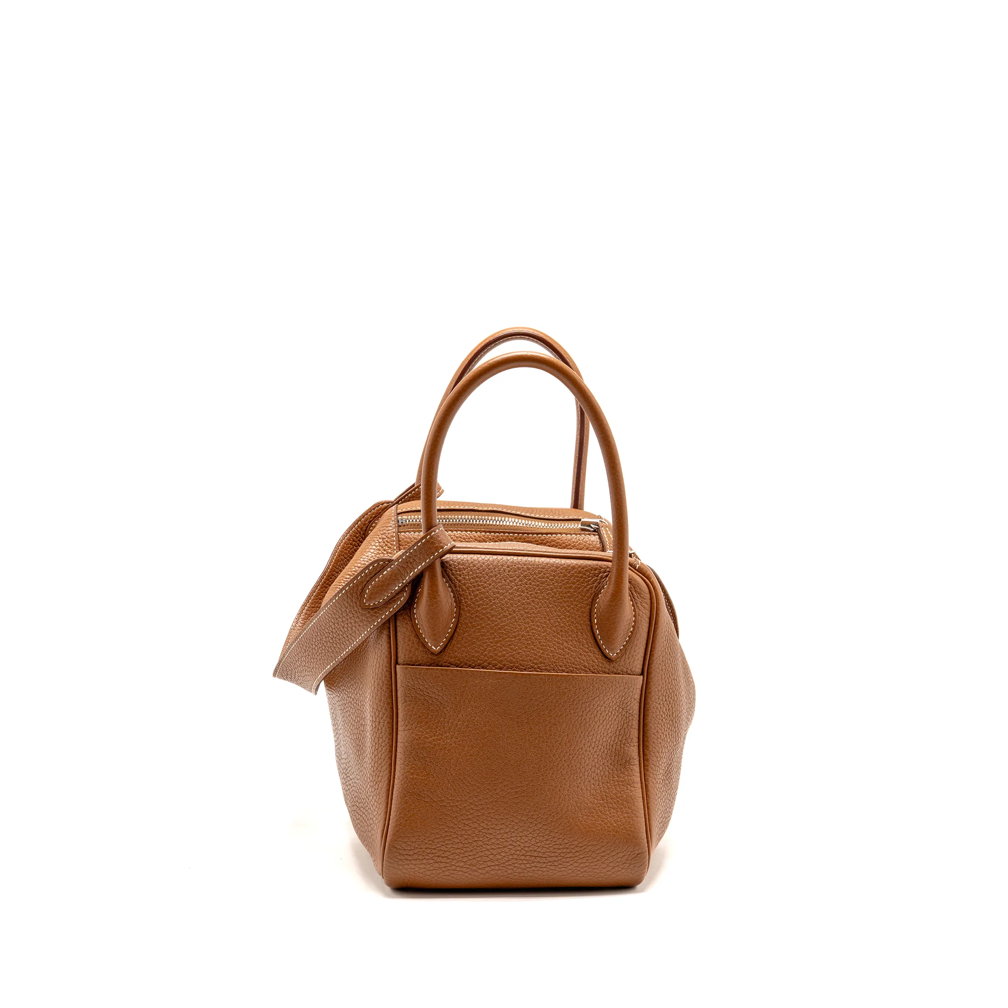 Hermes lindy 30 clemence gold SHW stamp T - Image 3