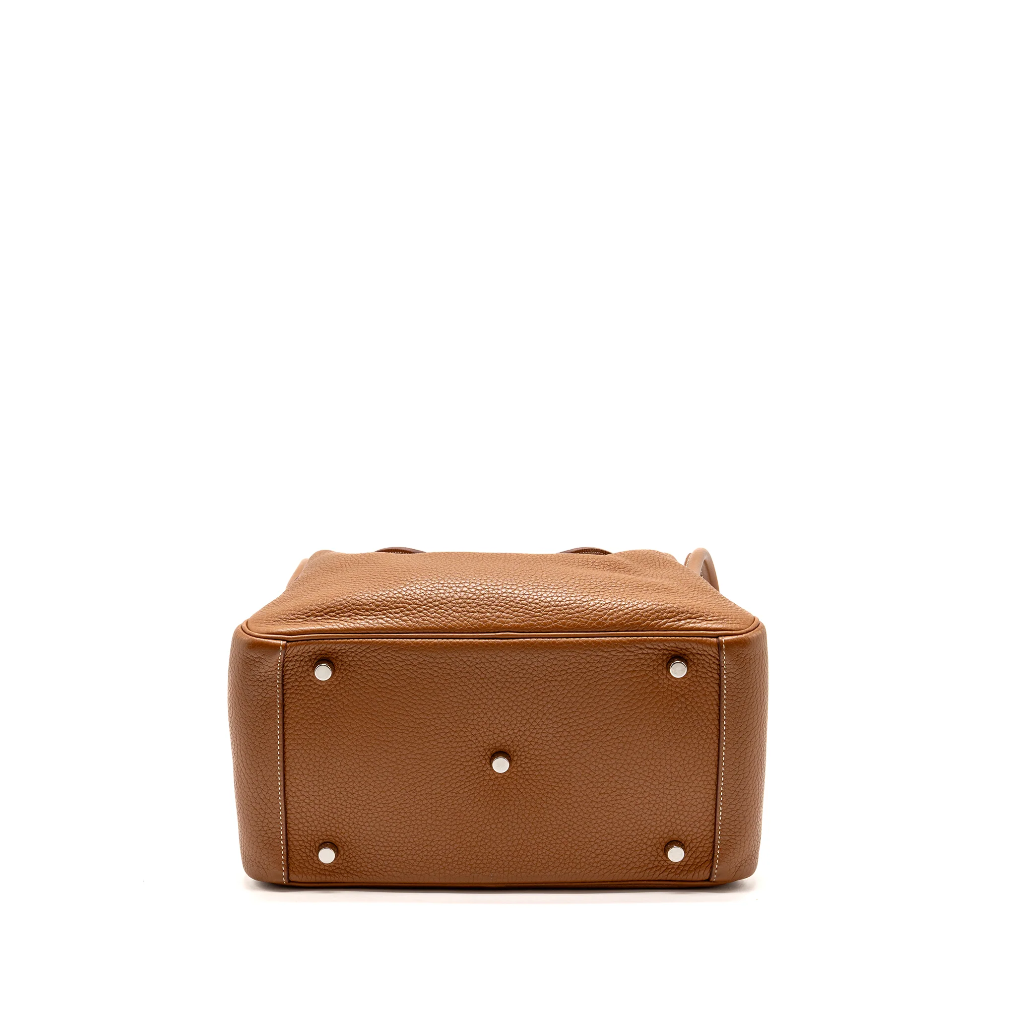 Hermes lindy 30 clemence gold SHW stamp T - Image 6