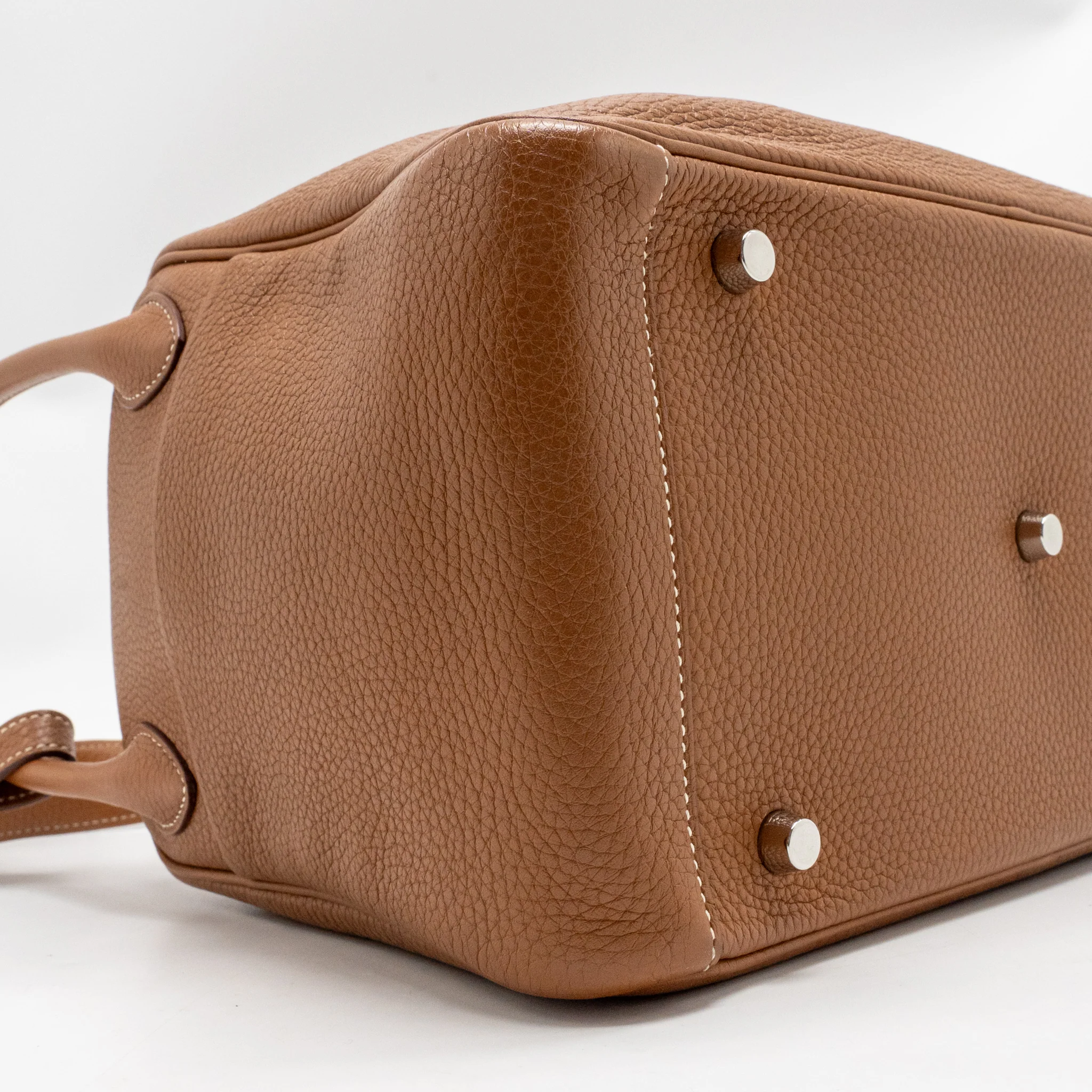 Hermes lindy 30 clemence gold SHW stamp T - Image 7