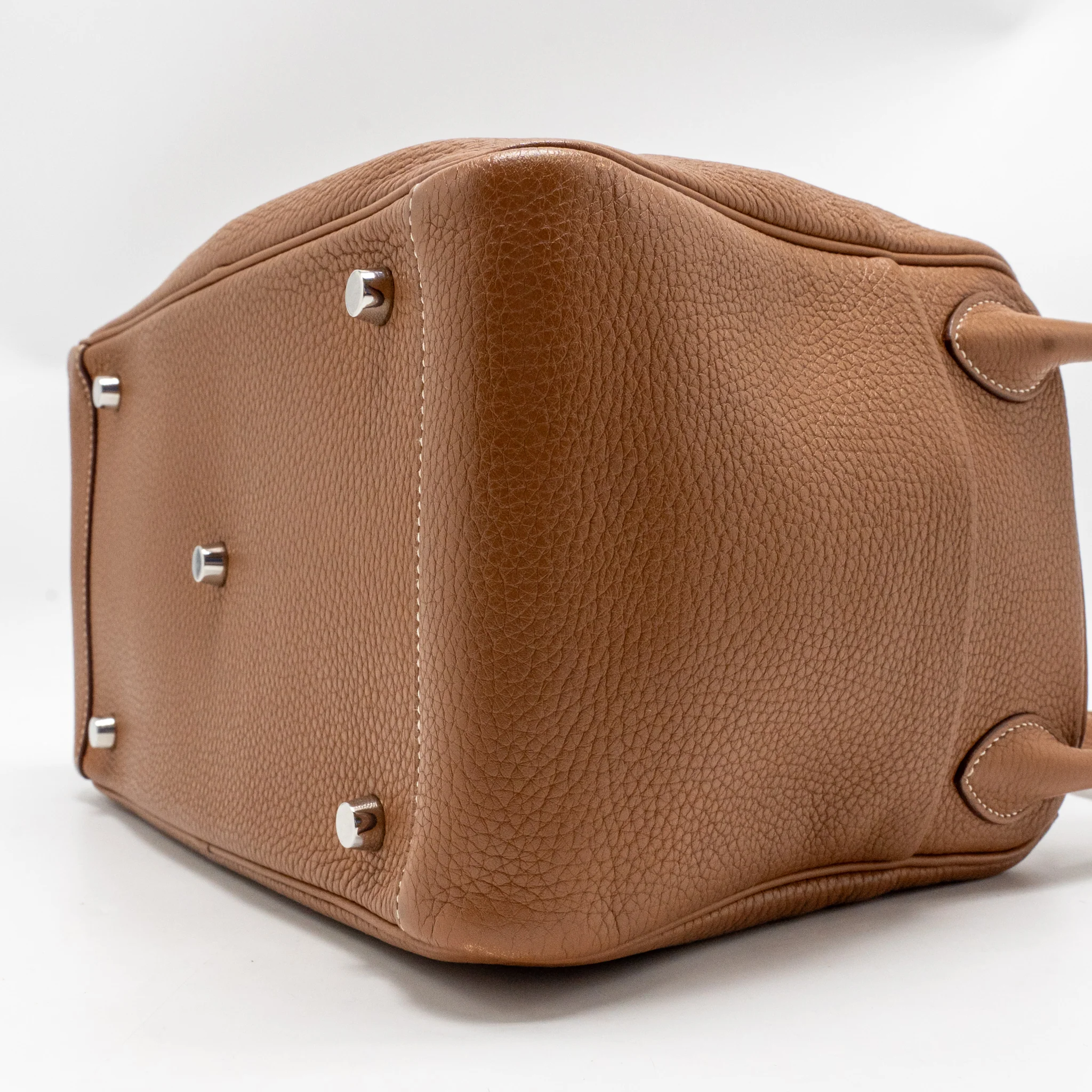 Hermes lindy 30 clemence gold SHW stamp T - Image 8