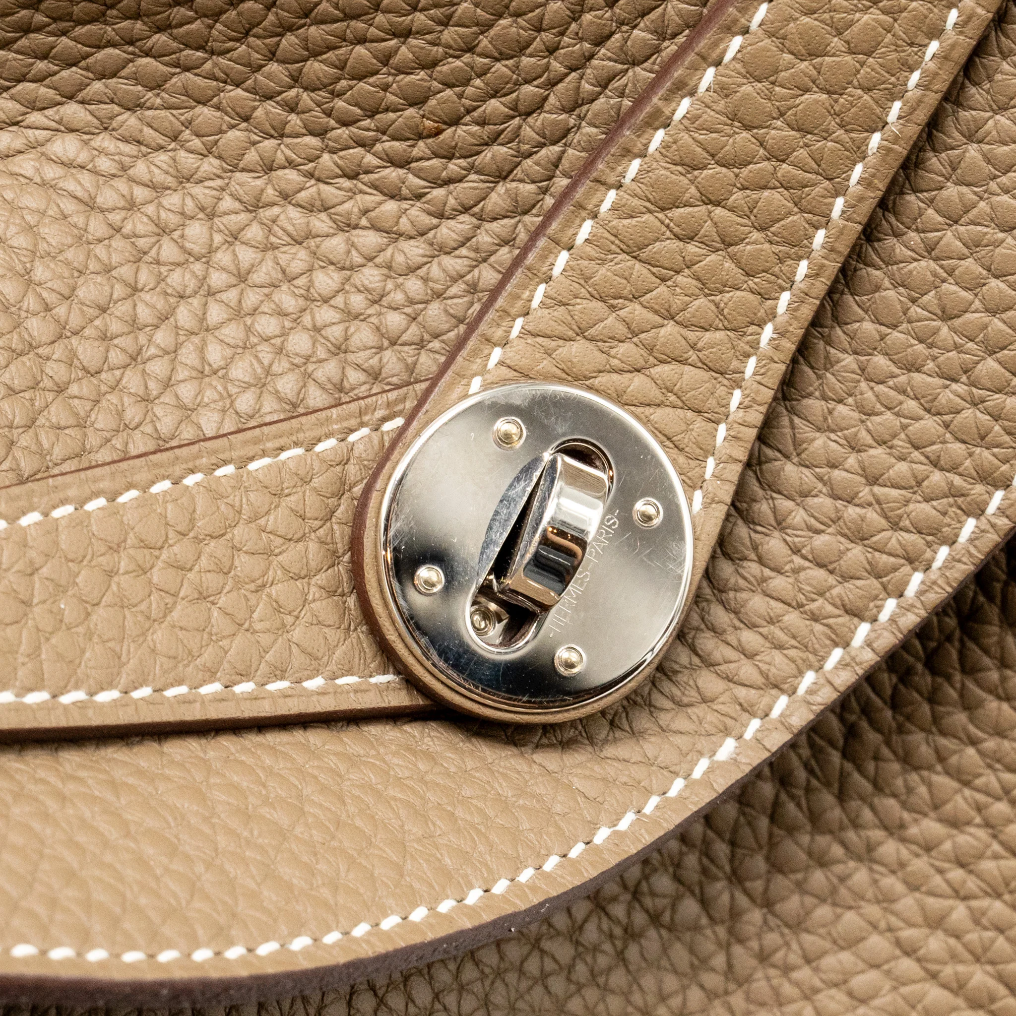 Hermes Lindy 30 Etoupe SHW stamp D - Image 13
