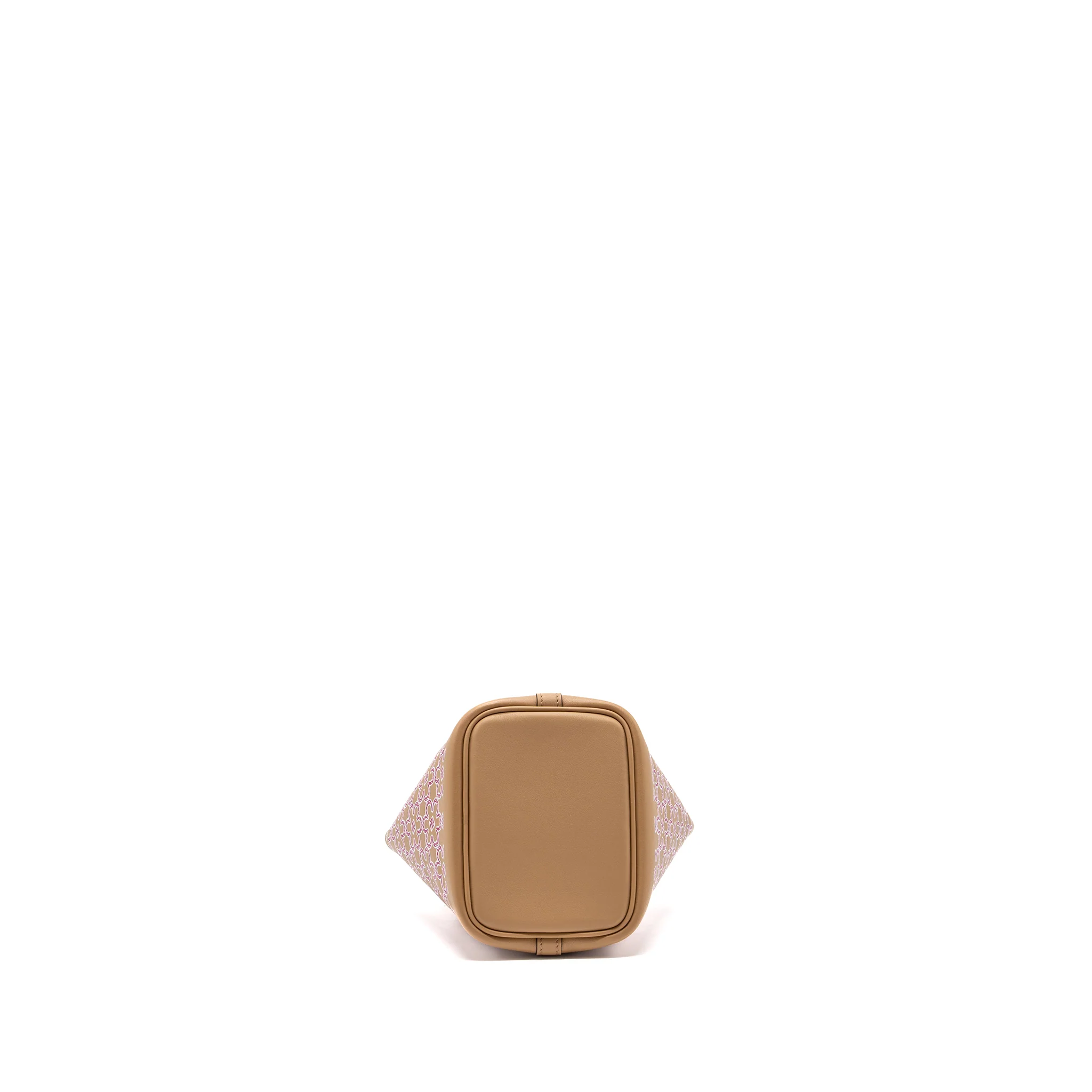 Hermes Lucky Daisy Micro Picotin Swift Chai-Rose-Blanc/Chai SHW Stamp U - Image 5