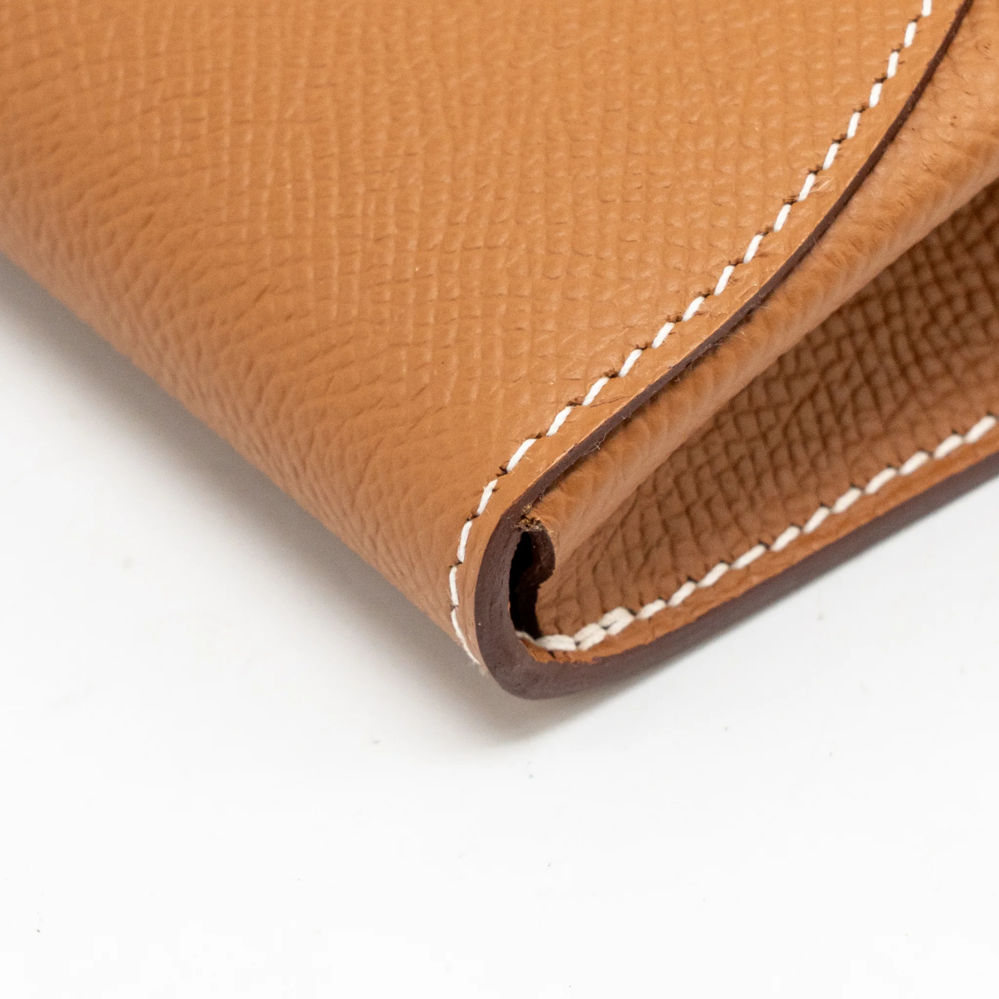 Hermes Maillon to go wallet epsom gold SHW stamp B - Image 8