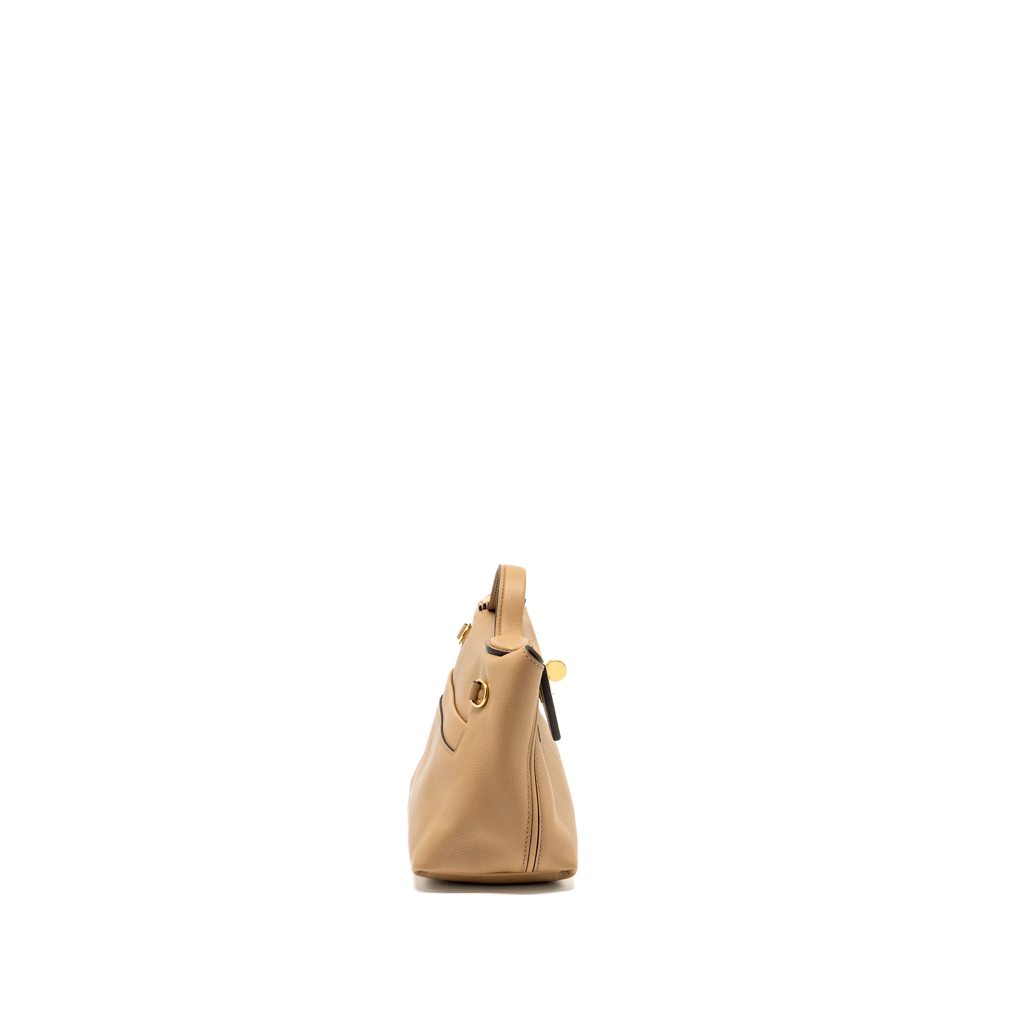 Hermes Mini 24/24 2424-21 Bag Evercolor/Swift Chai/Nata/Cuivre GHW Stamp U - Image 3
