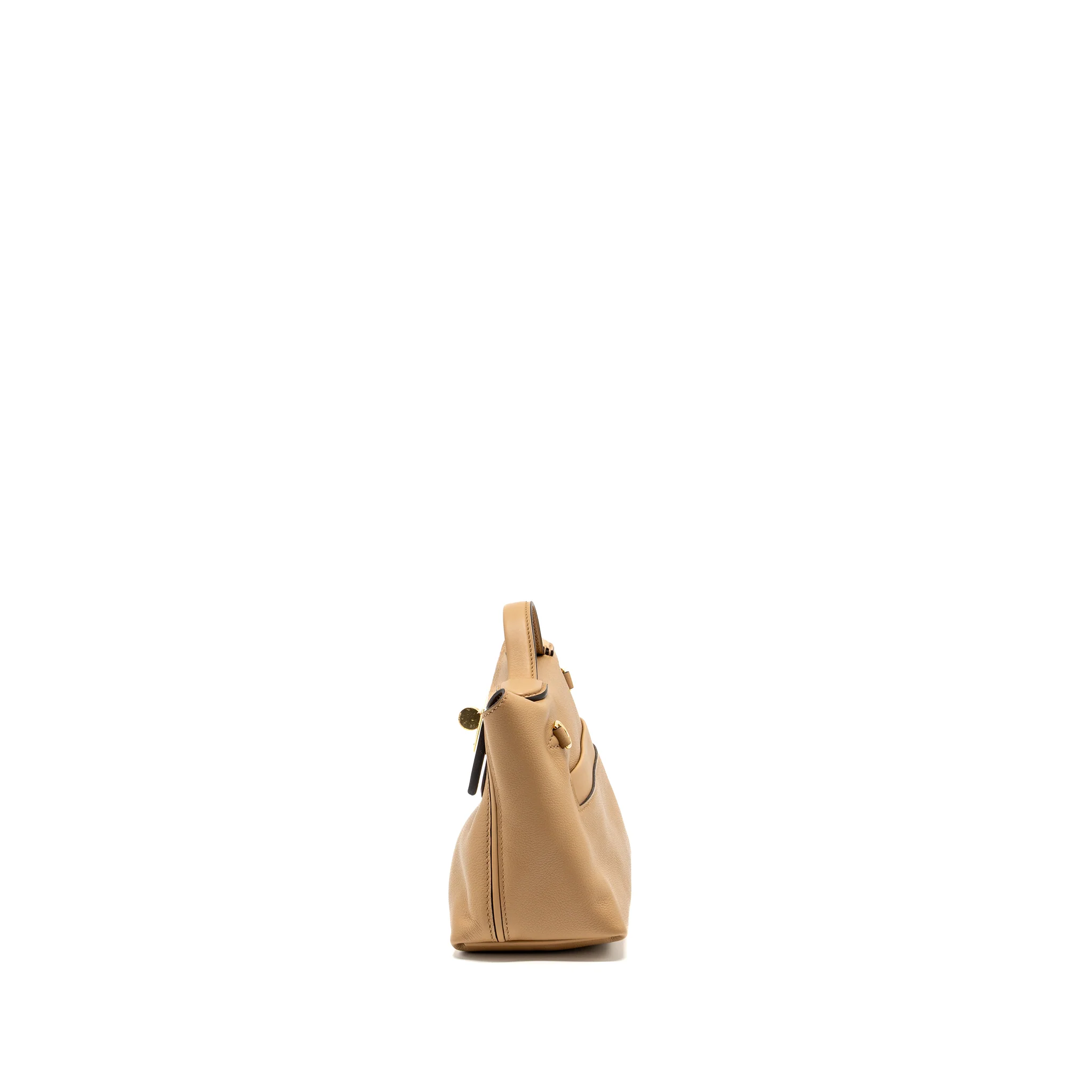 Hermes Mini 24/24 2424-21 Bag Evercolor/Swift Chai/Nata/Cuivre GHW Stamp U - Image 4