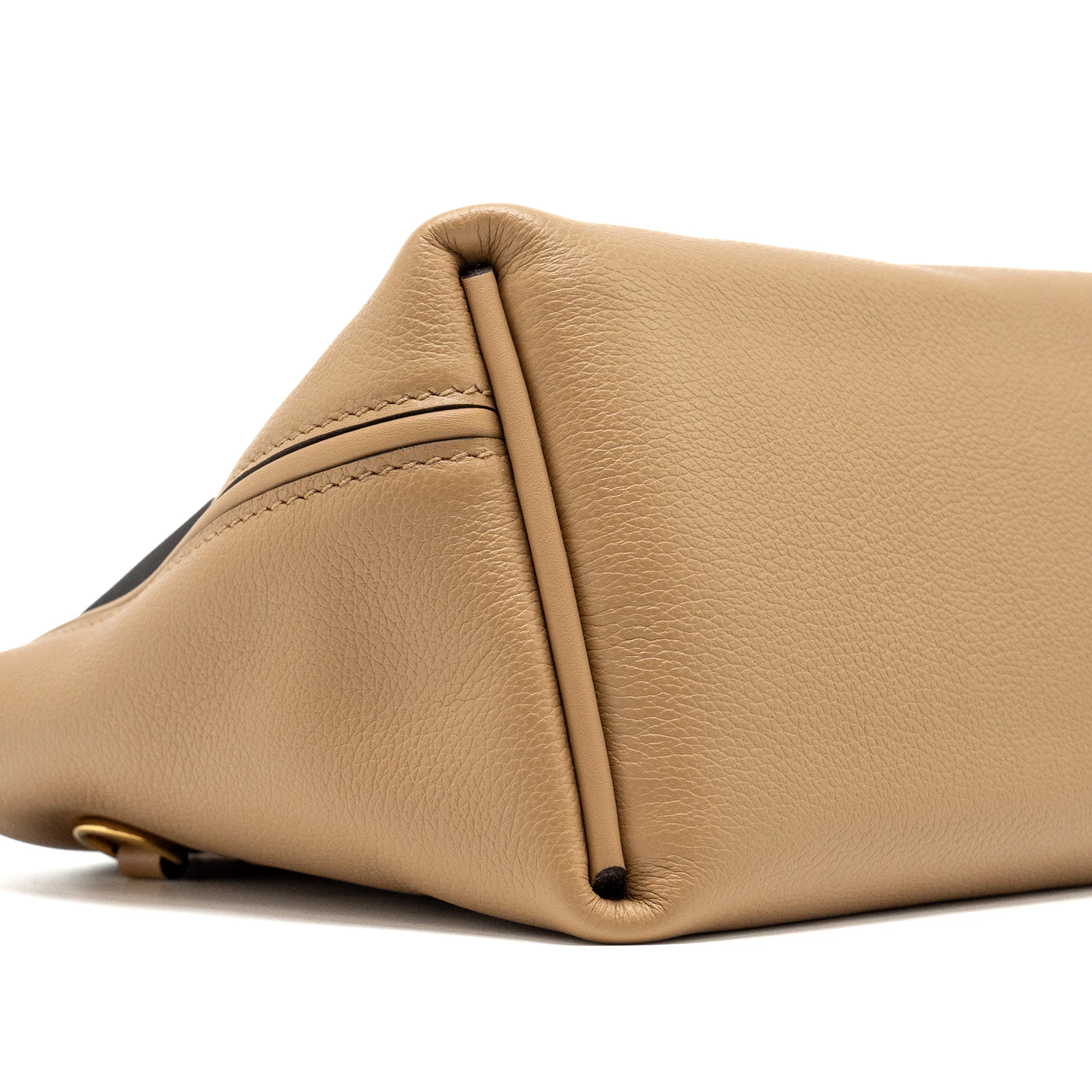 Hermes Mini 24/24 2424-21 Bag Evercolor/Swift Chai/Nata/Cuivre GHW Stamp U - Image 7