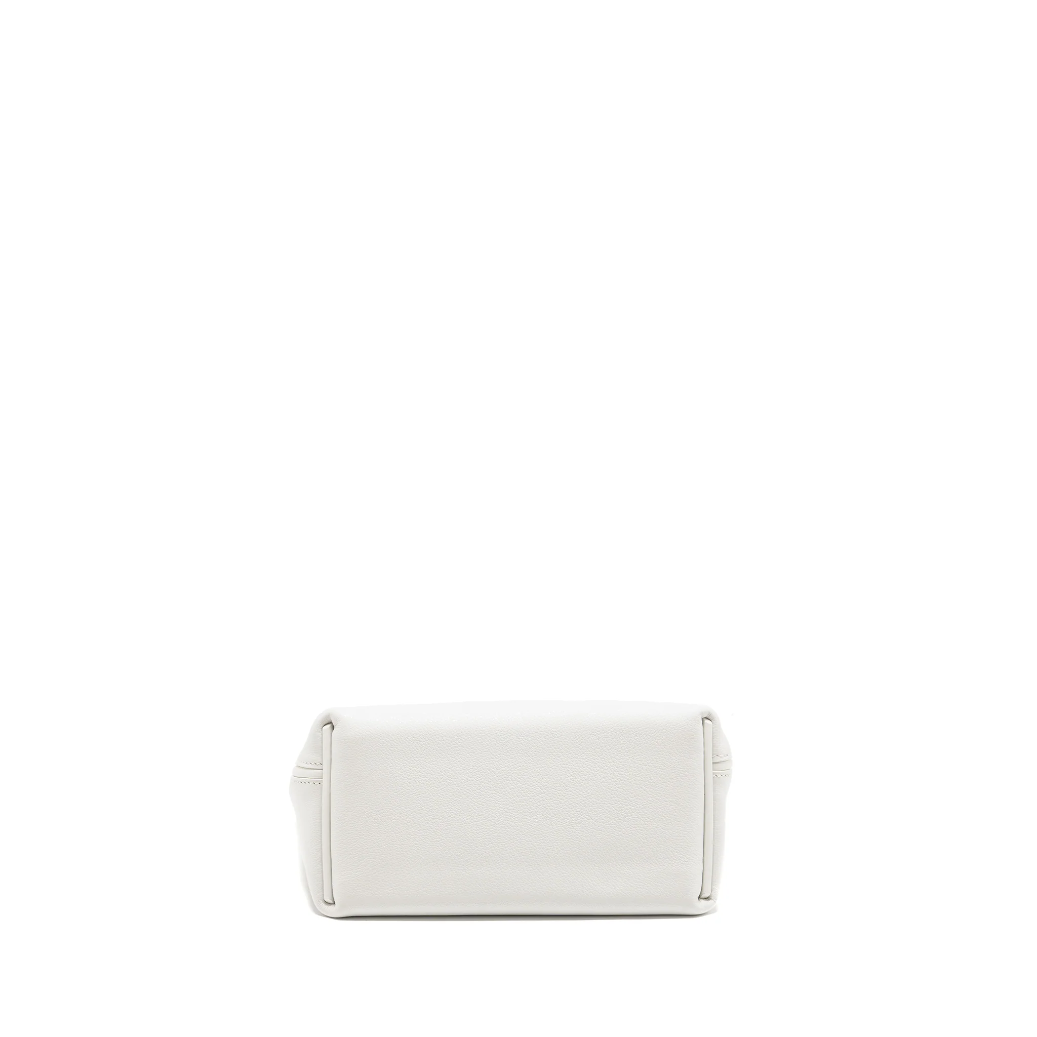Hermes Mini 2424 24/24-21 Bag Evercolor/Swift New White GHW Stamp B - Image 5