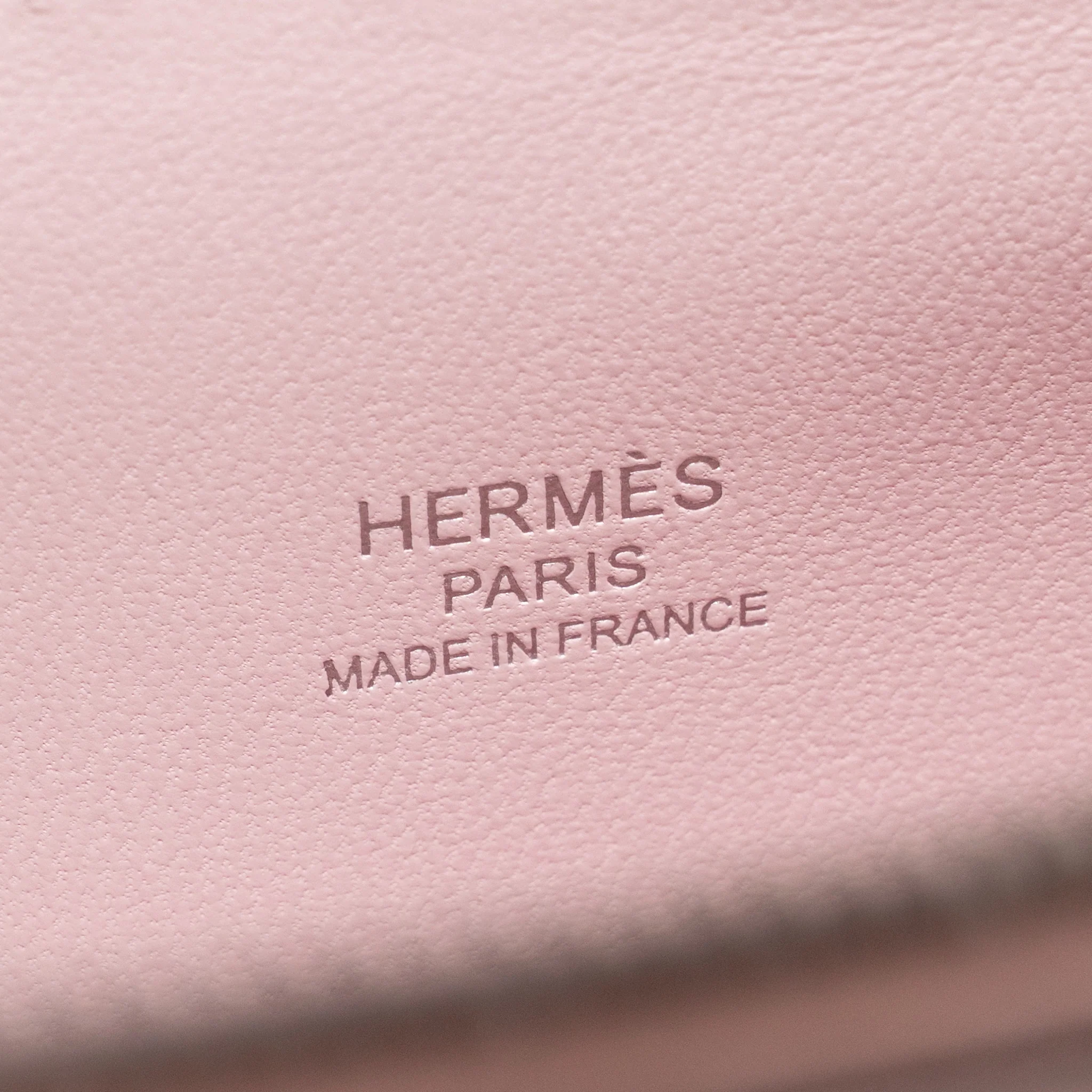 Hermes Mini Bolide 1923 Chevre Mysore M7 Rose Darling SHW Stamp K - Image 15
