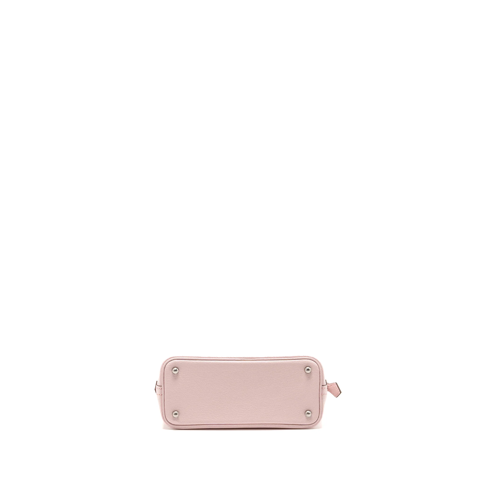 Hermes Mini Bolide 1923 Chevre Mysore M7 Rose Darling SHW Stamp K - Image 6