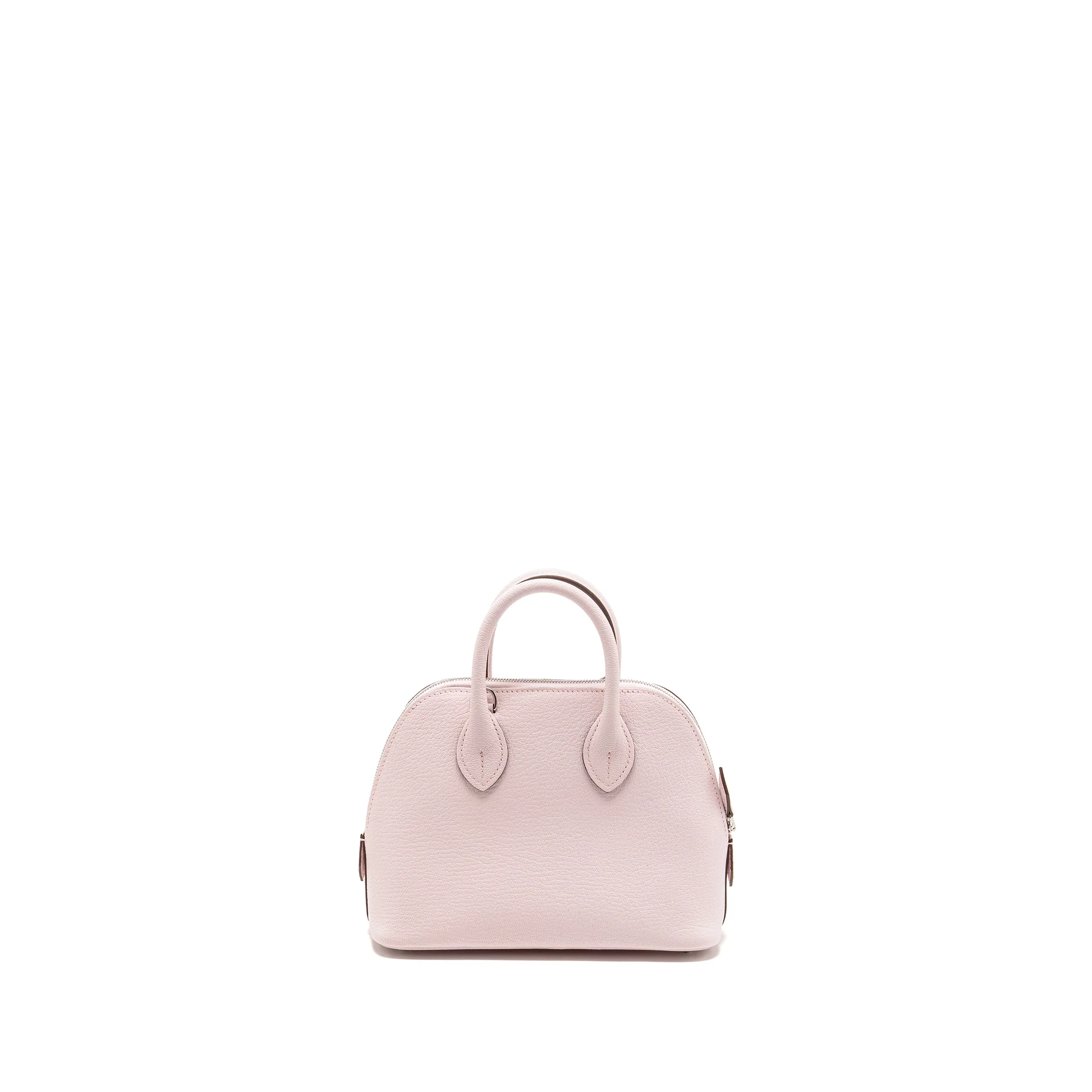 Hermes Mini Bolide 1923 Chèvre Mysore M7 Rose Darling SHW Stamp K - Image 2