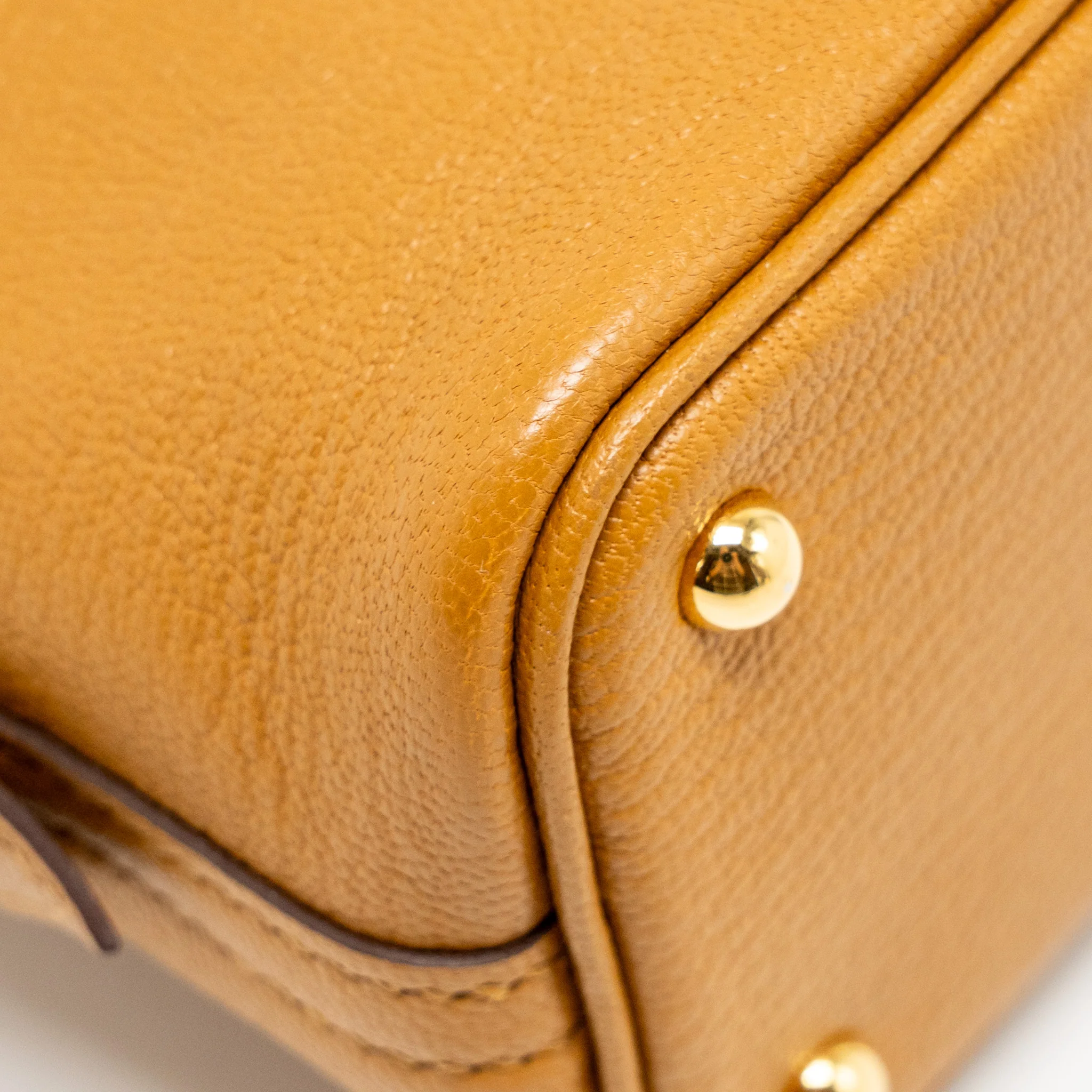 Hermes Mini Bolide Chèvre Mysore Caramel multicolour Strap GHW Stamp B - Image 10