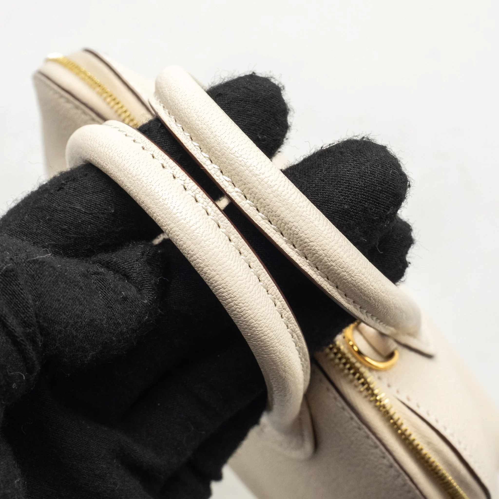 Hermes Mini Bolide Chèvre Mysore Nata GHW Stamp K - Image 13