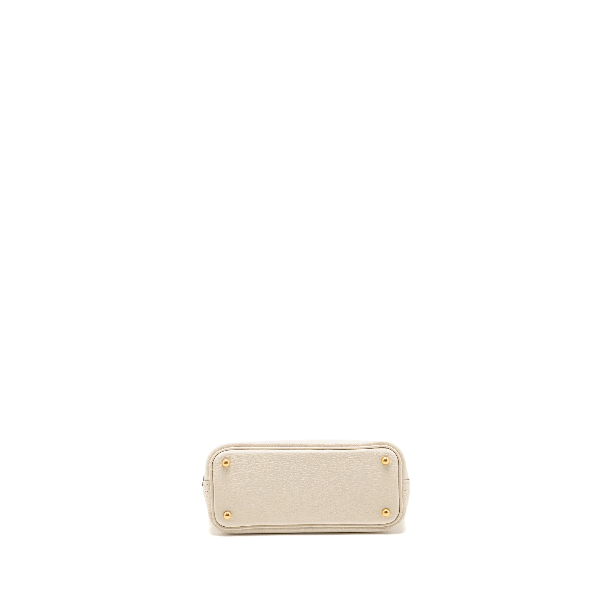 Hermes Mini Bolide Chèvre Mysore Nata GHW Stamp K - Image 6