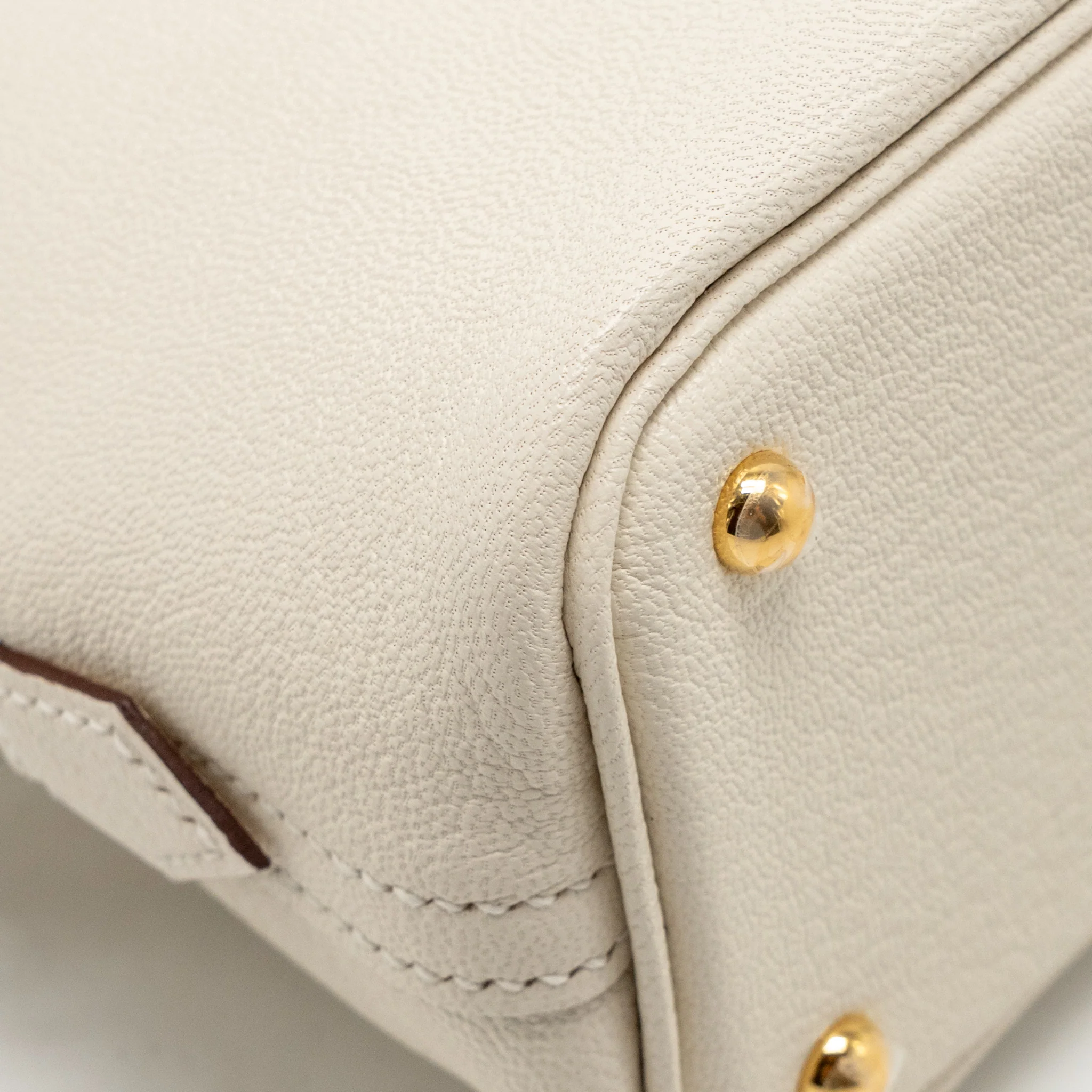 Hermes Mini Bolide Chèvre Mysore Nata GHW Stamp K - Image 9