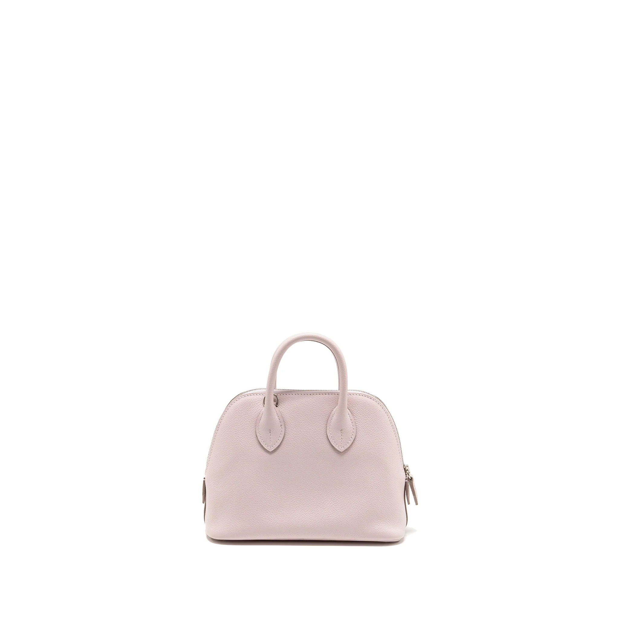 Hermes mini bolide evercolor mauve pale/ caramel SHW stamp B - Image 2