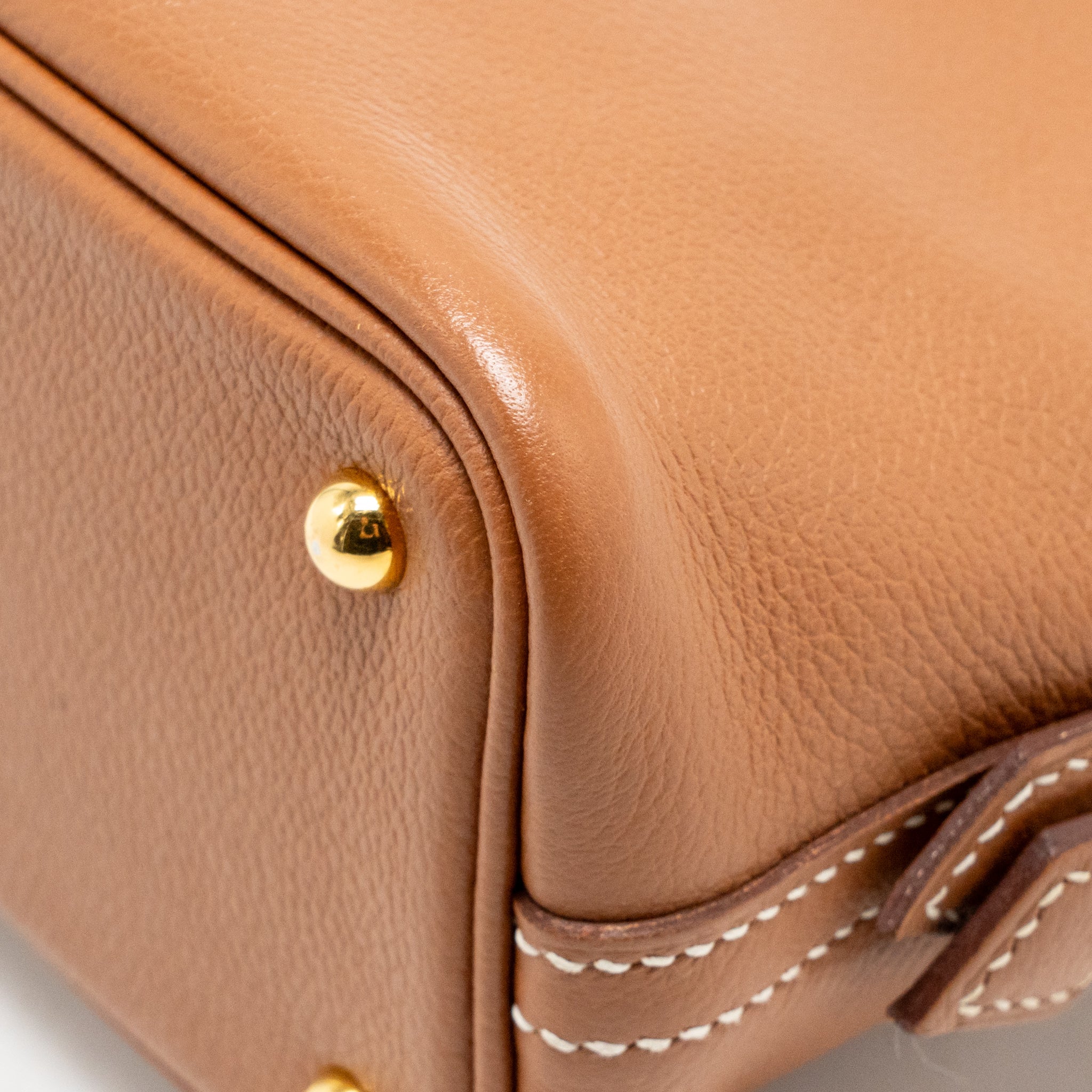 Hermes Mini Bolide Evercolor Gold GHW Stamp Z - Image 10