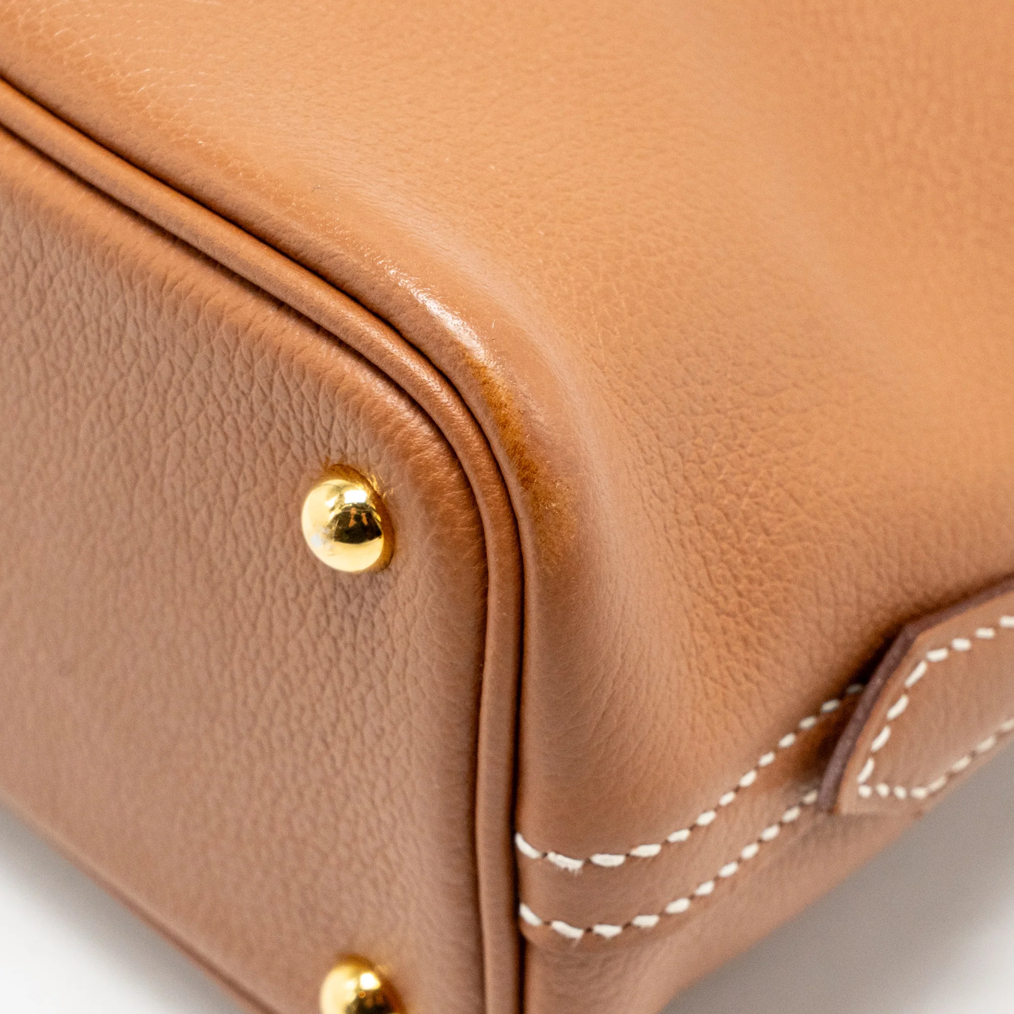 Hermes Mini Bolide Evercolor Gold GHW Stamp Z - Image 12