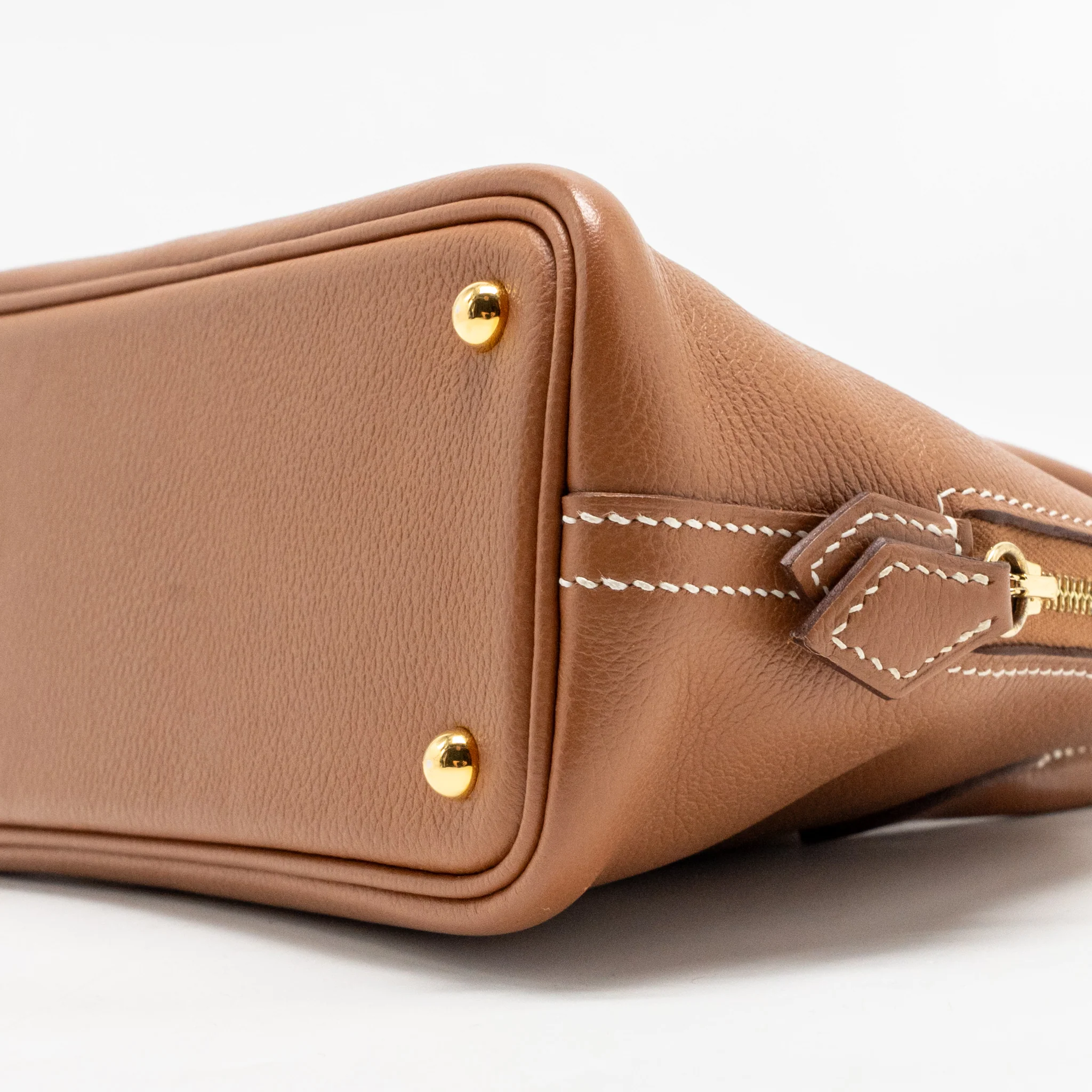 Hermes Mini Bolide Evercolor Gold GHW Stamp Z - Image 8