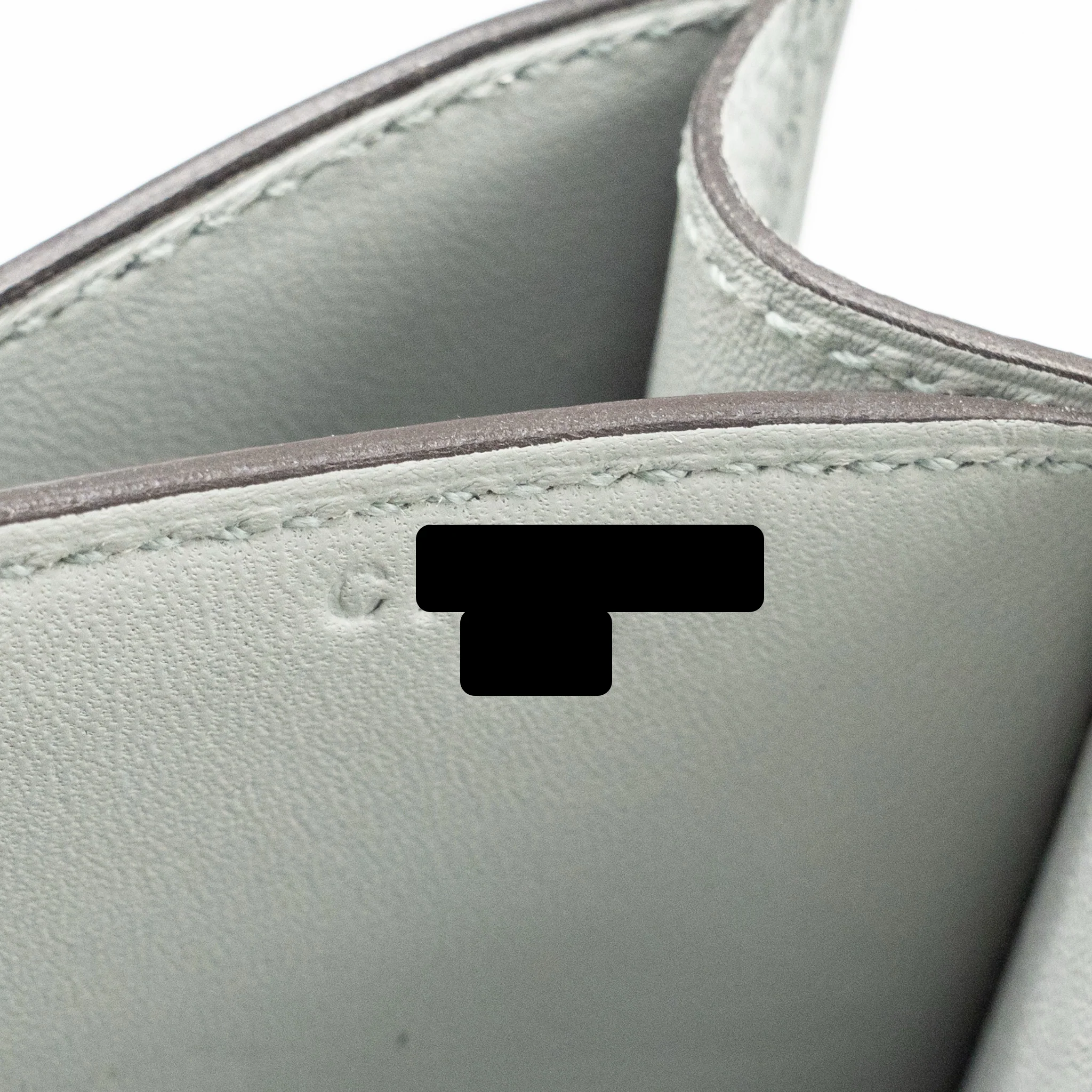 Hermes Mini Constance Epsom 8U Bleu Glacier SHW Stamp C - Image 18