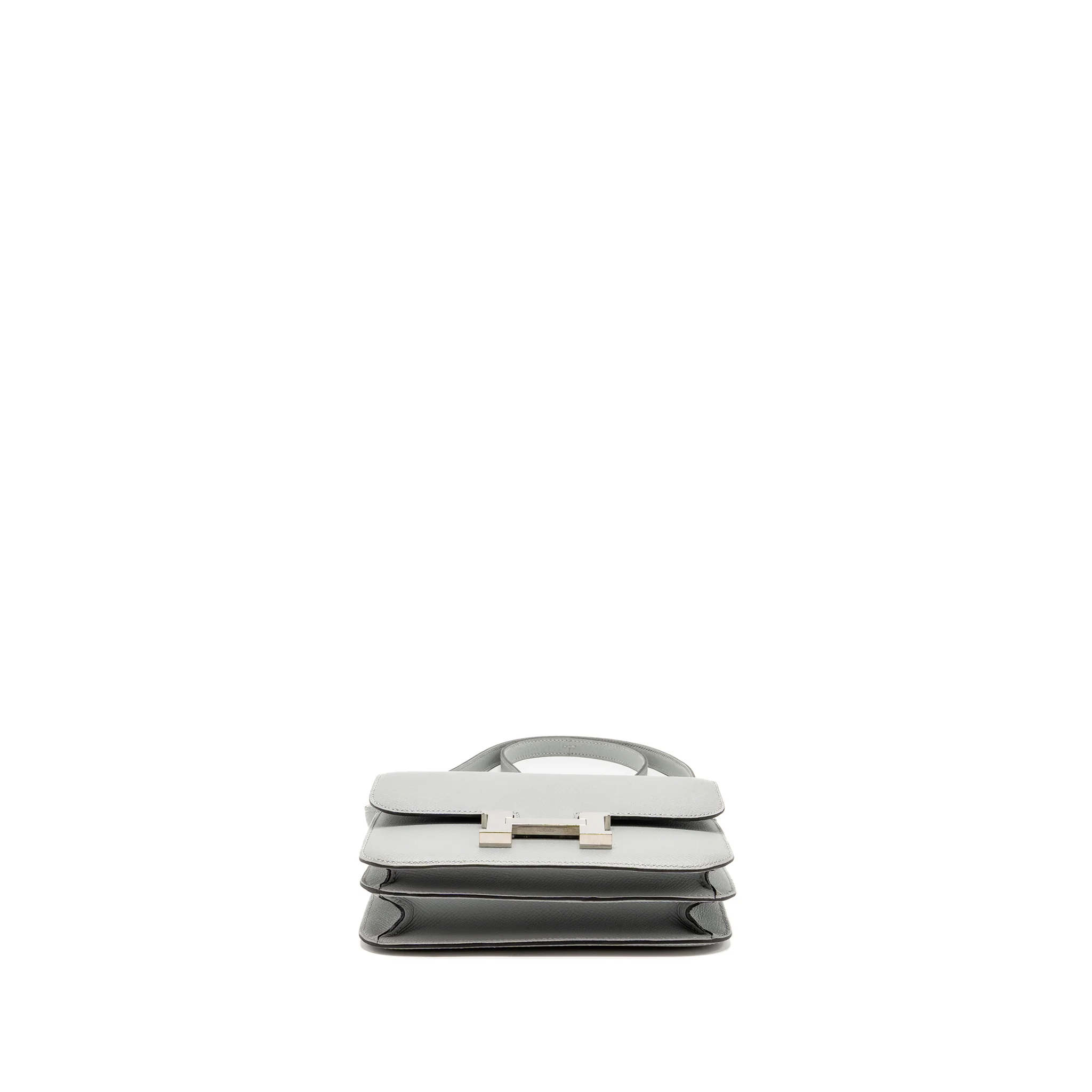Hermes Mini Constance Epsom 8U Bleu Glacier SHW Stamp C - Image 6