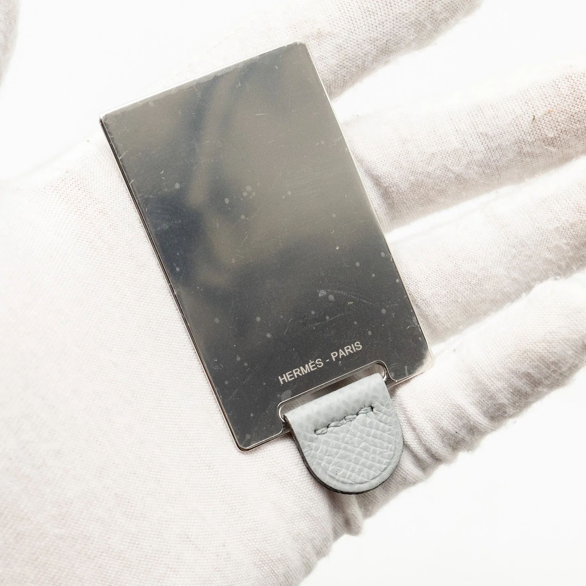 Hermes Mini Constance Epsom 8U Bleu Glacier GHW Stamp W - Image 18