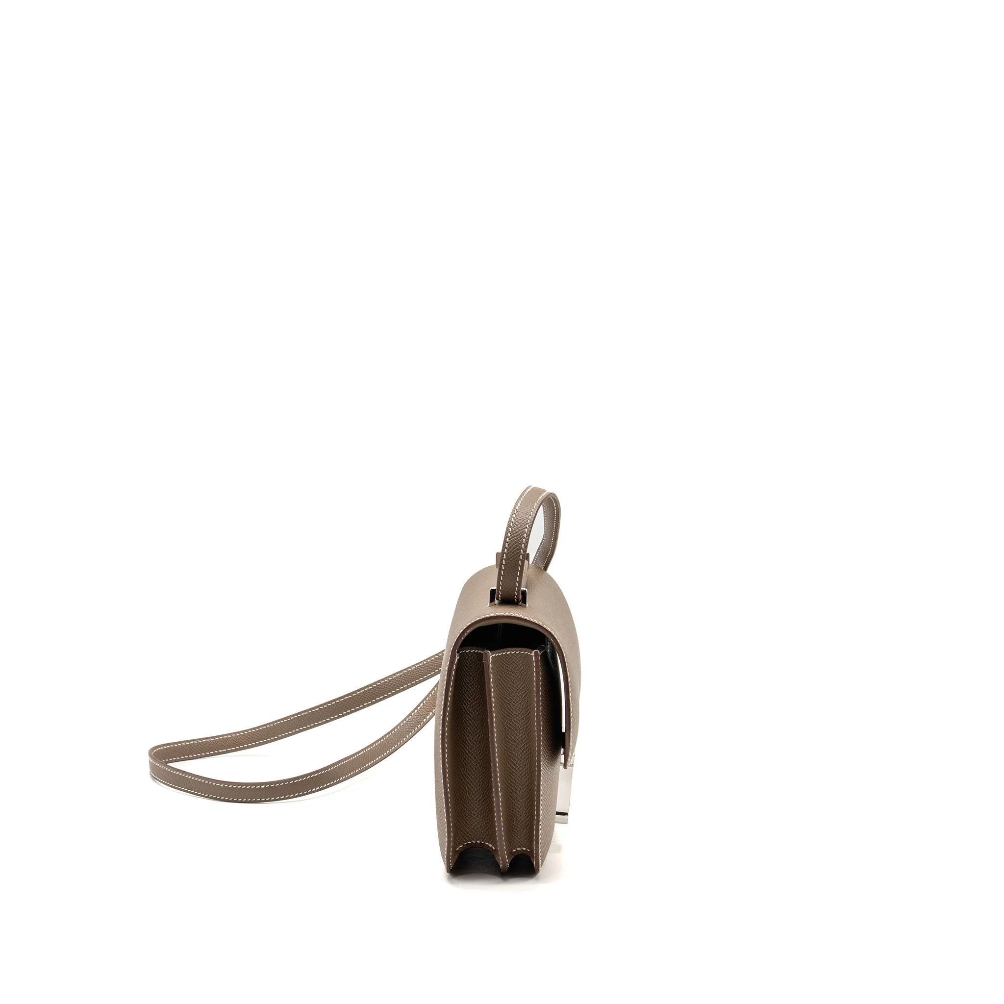 Hermes mini constance epsom etoupe shw stamp G - Image 3