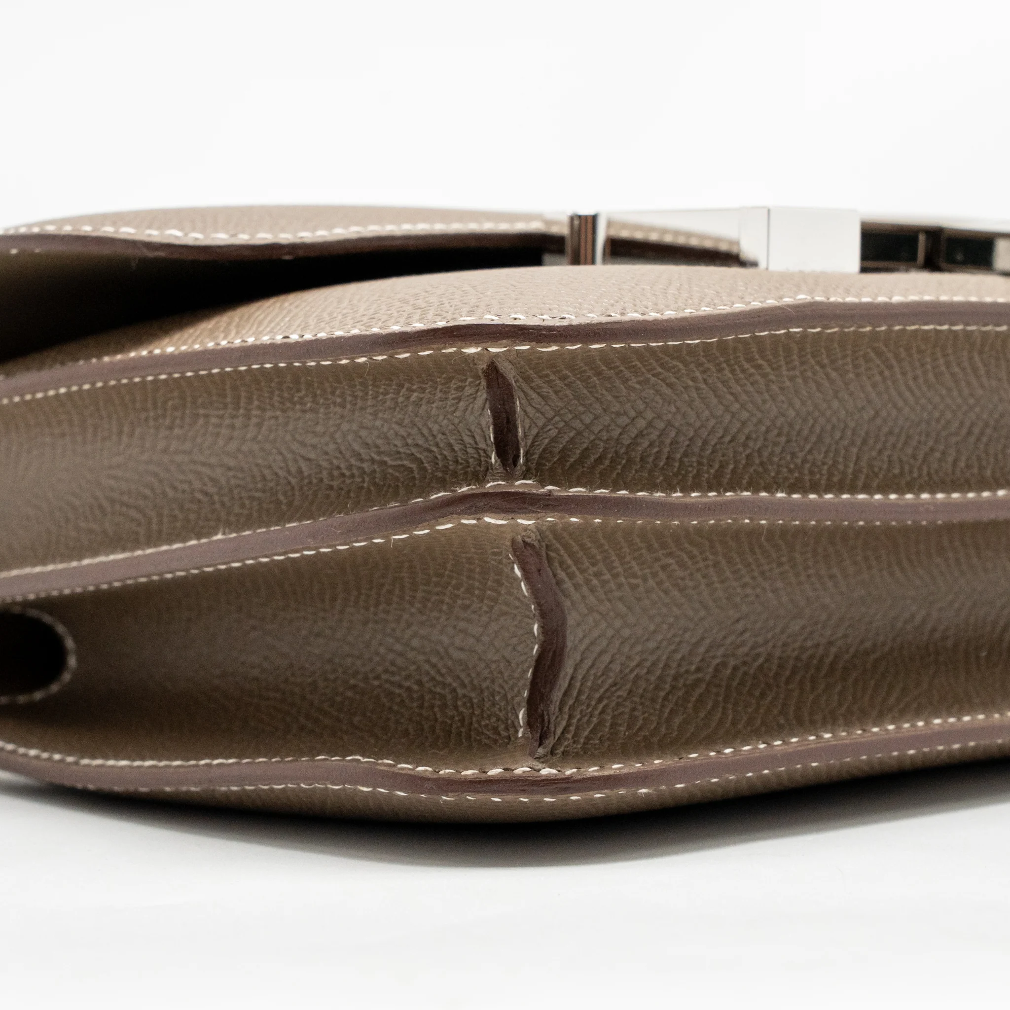 Hermes mini constance epsom etoupe shw stamp G - Image 7