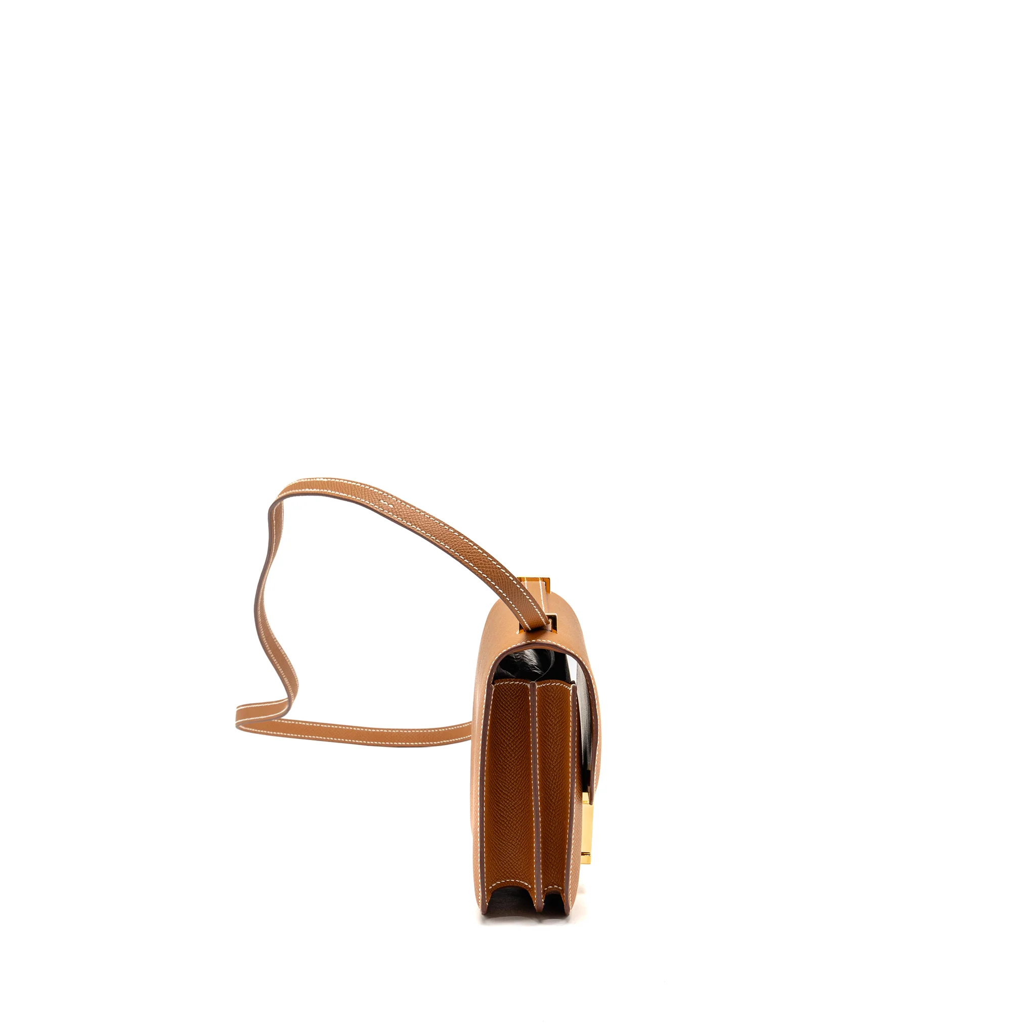 Hermes mini constance epsom gold GHW stamp B - Image 3