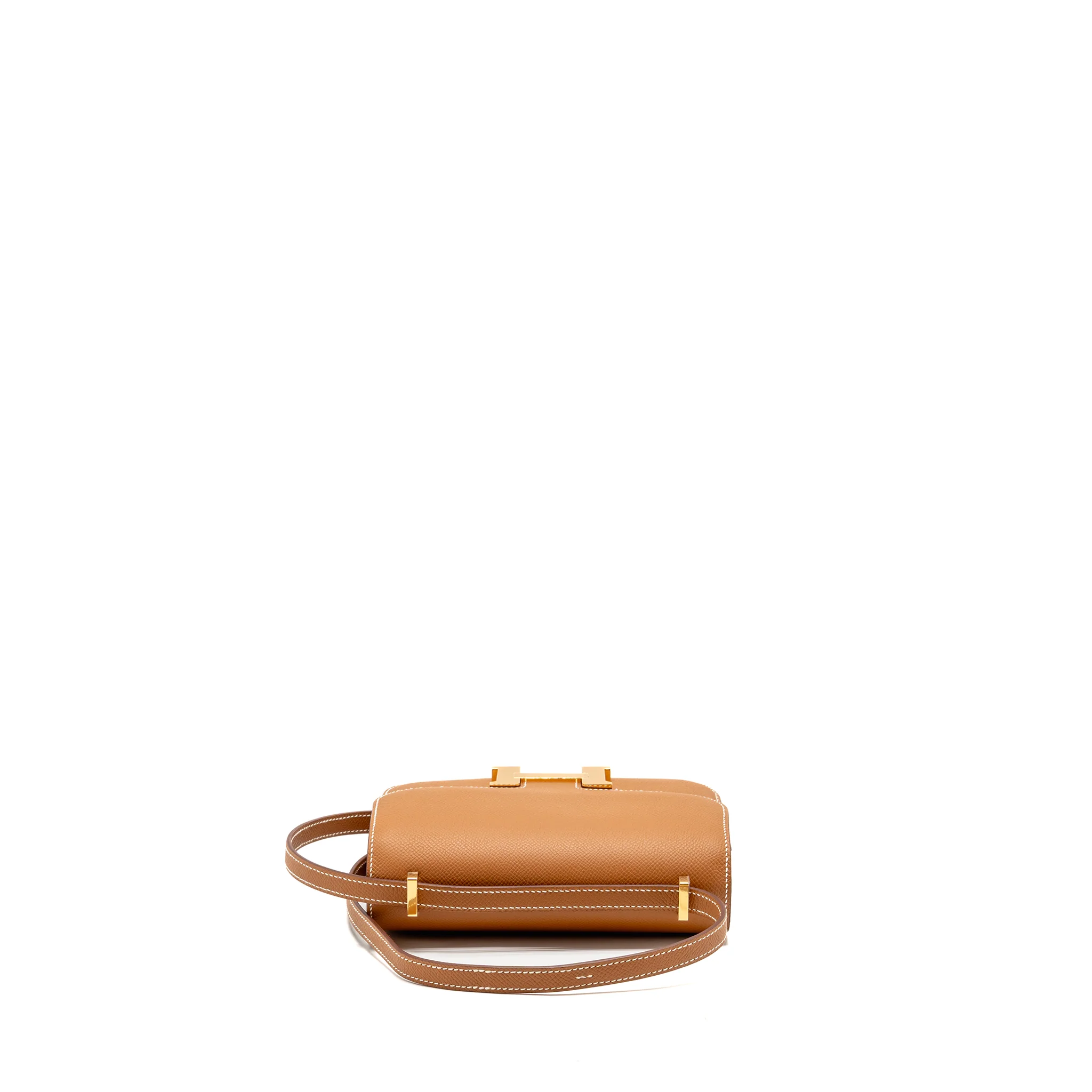 Hermes mini constance epsom gold GHW stamp B - Image 5