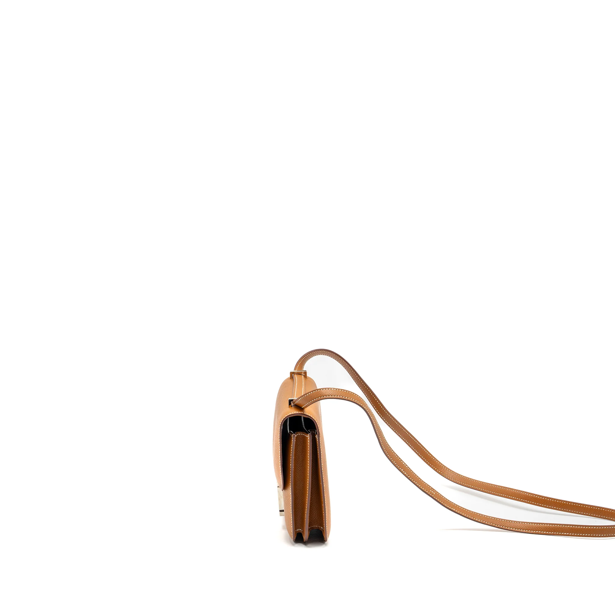 Hermes Mini Constance Epsom Gold SHW stamp A - Image 4