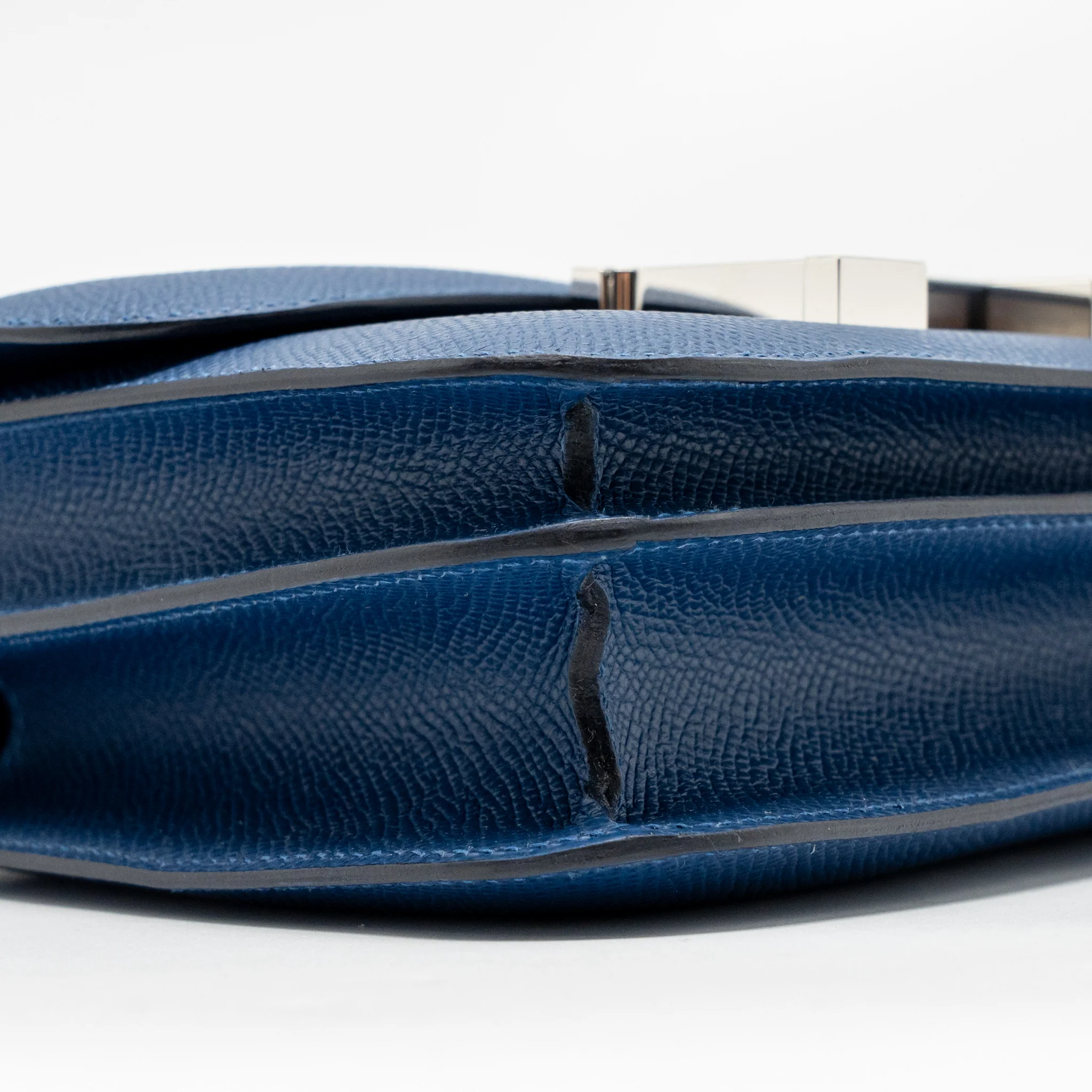 Hermes Mini Constance Epsom P5 Bleu Tie SHW Stamp K - Image 6