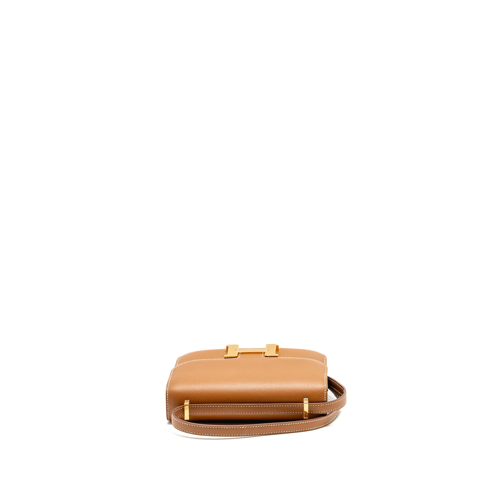 Hermes Mini Constance Epsom Gold GHW Stamp Z - Image 5