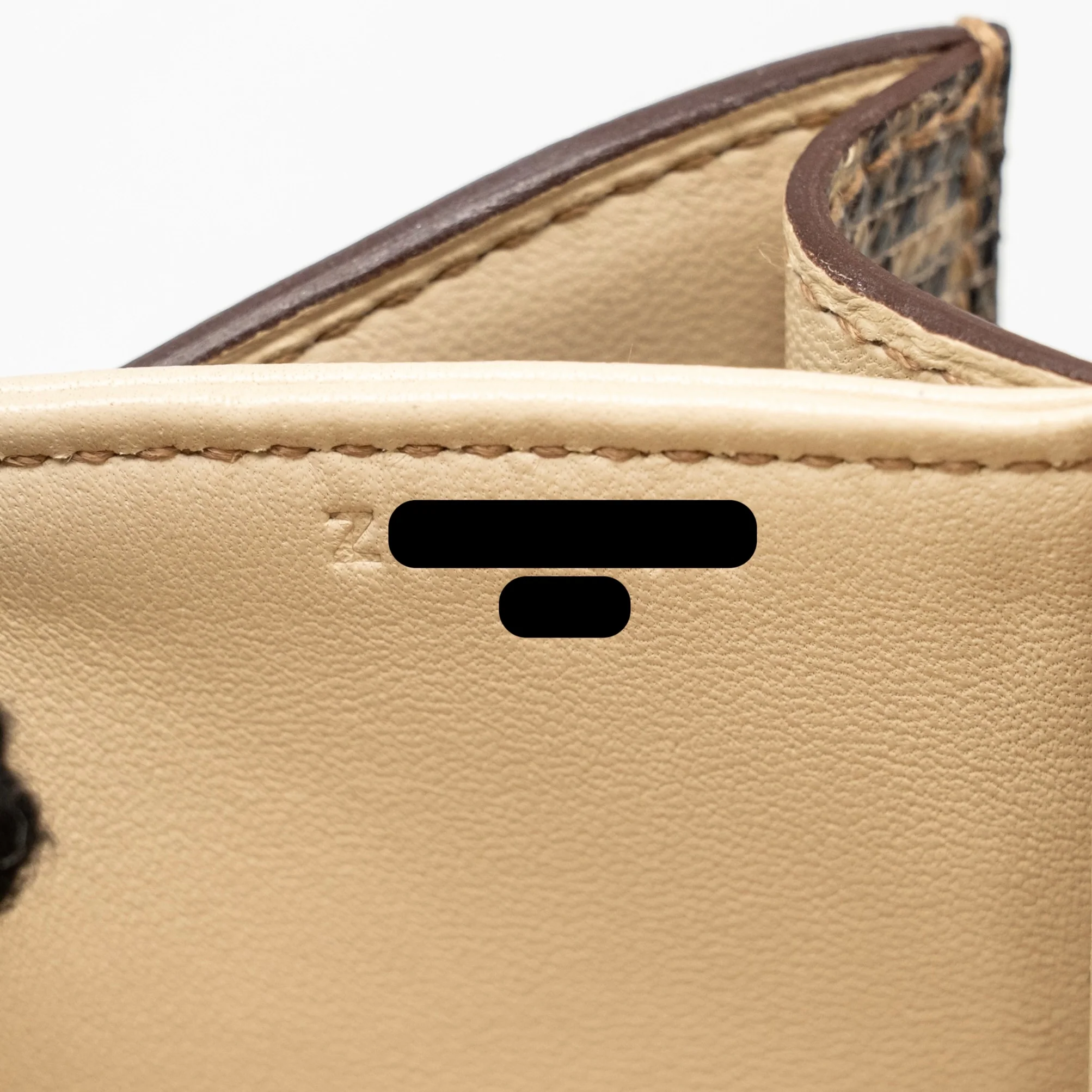 Hermes Mini Constance Lizard Natura Lisse Desert GHW Stamp Z - Image 18