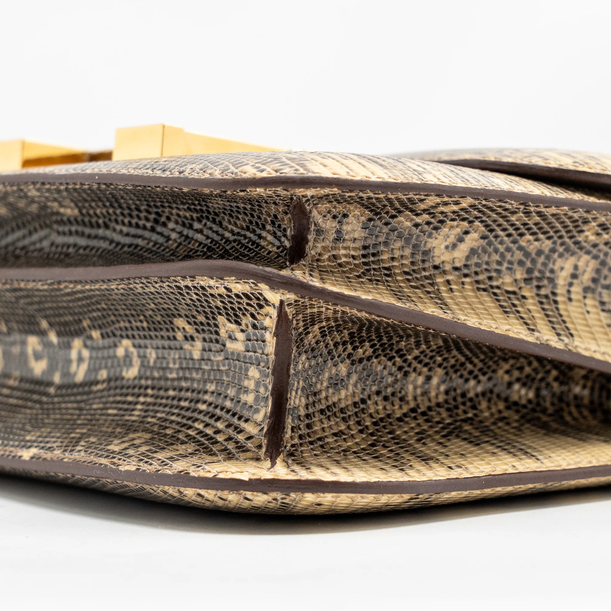 Hermes Mini Constance Lizard Natura Lisse Desert GHW Stamp Z - Image 8