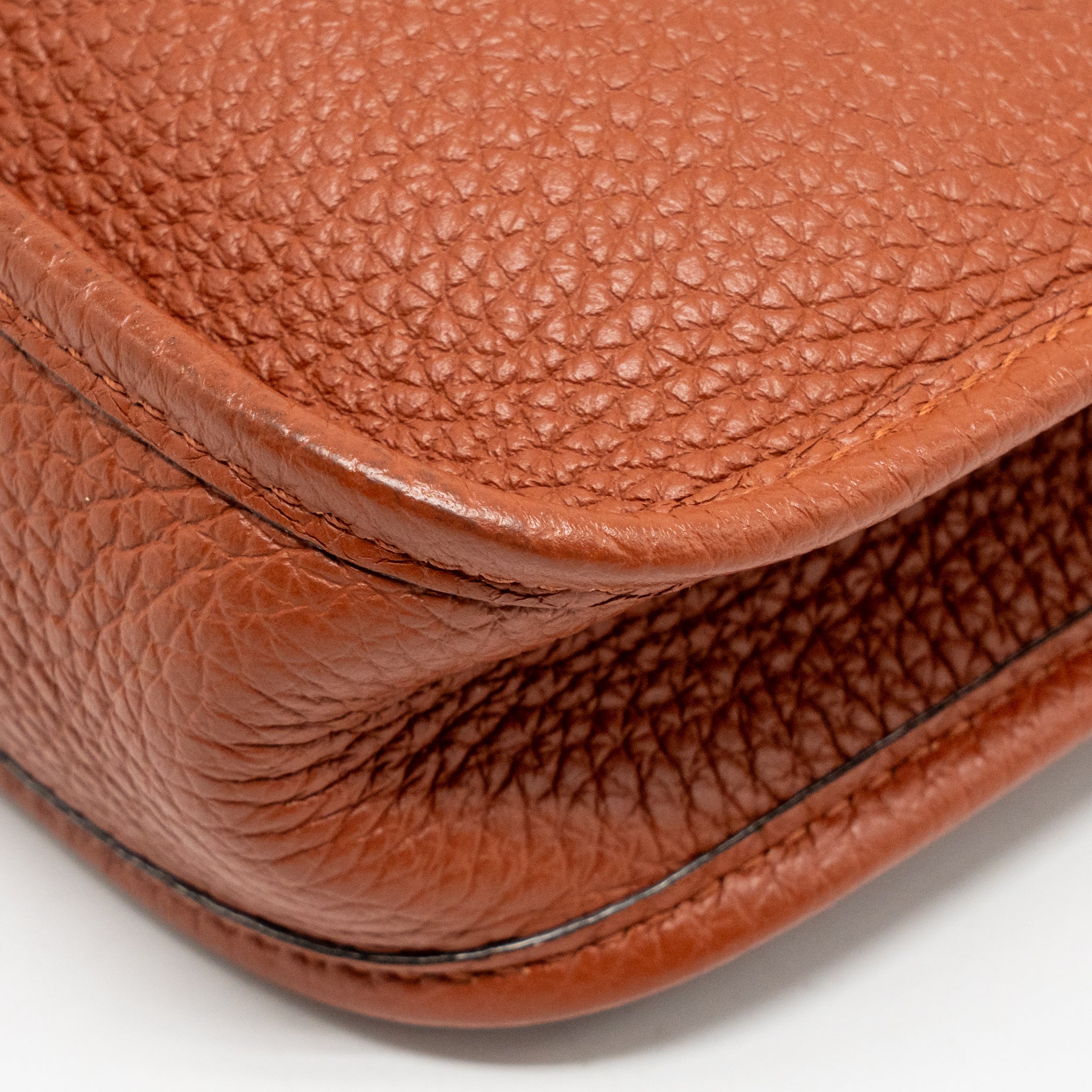 Hermes mini Evelyne clemence 6C cuivre/Multicolour GHW Stamp U - Image 12