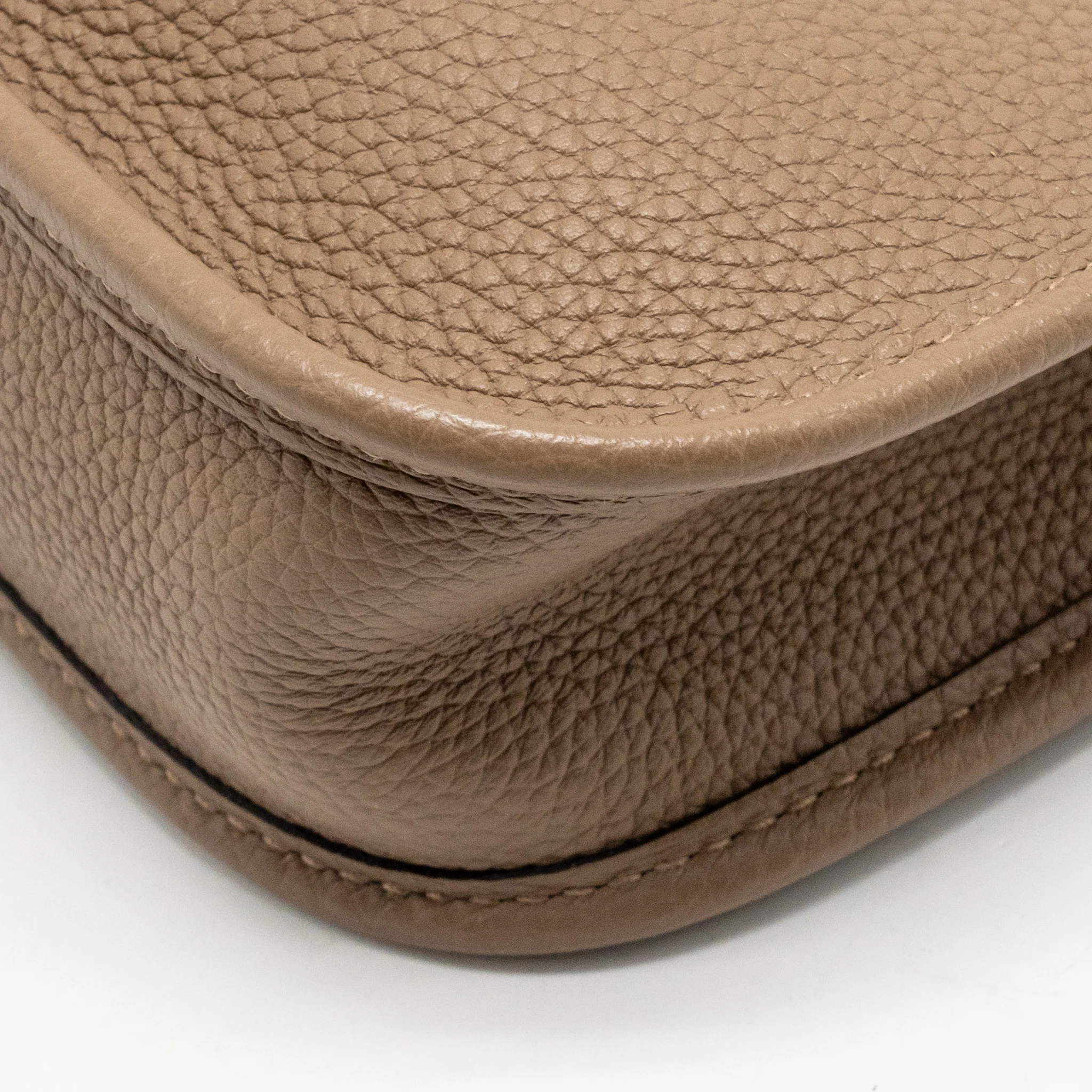 Hermes Mini Evelyne Clemence beige Marfa / multicolor shoulder strap SHW stamp Z - Image 10